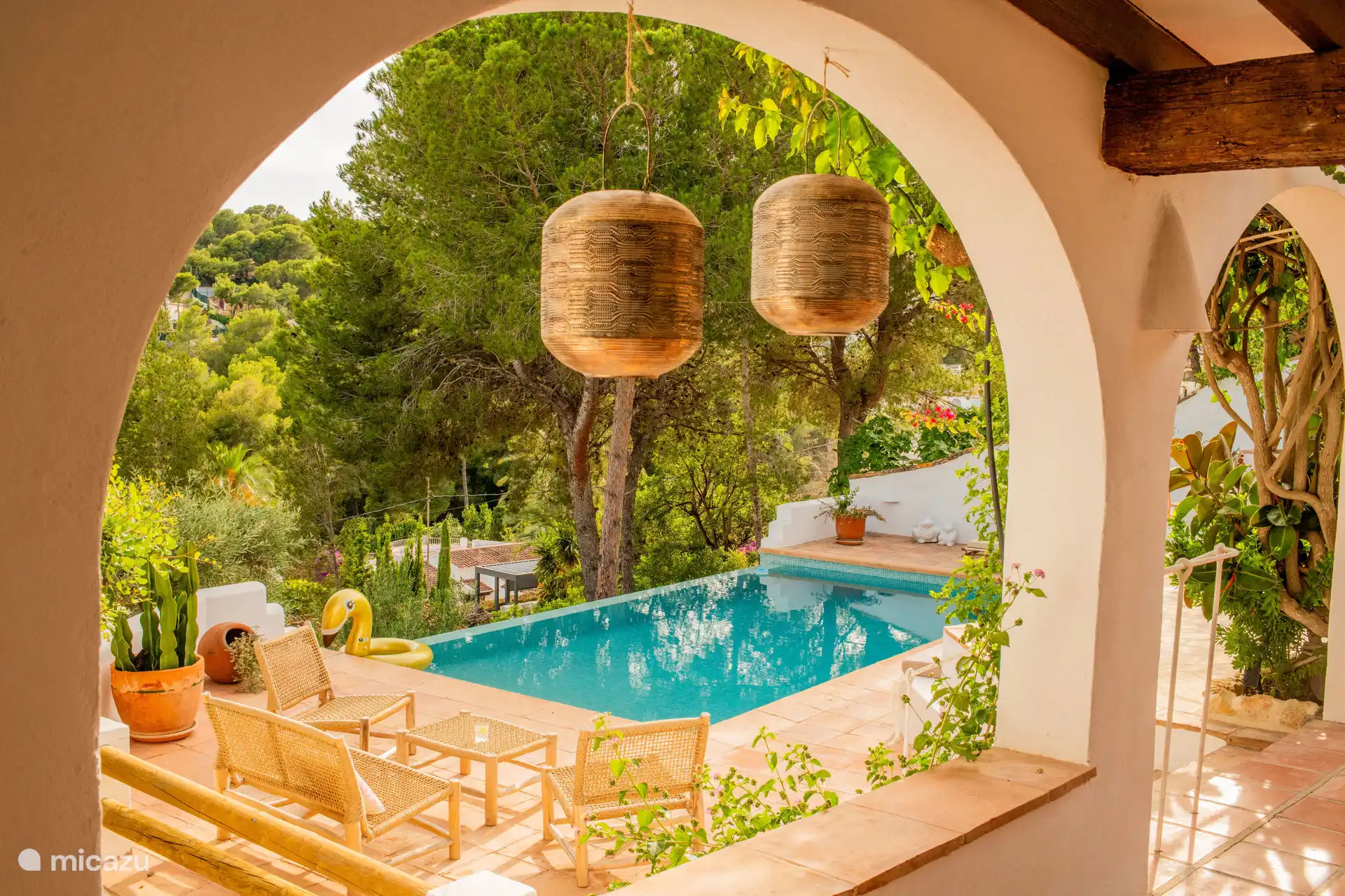 Swimming pool from the naja