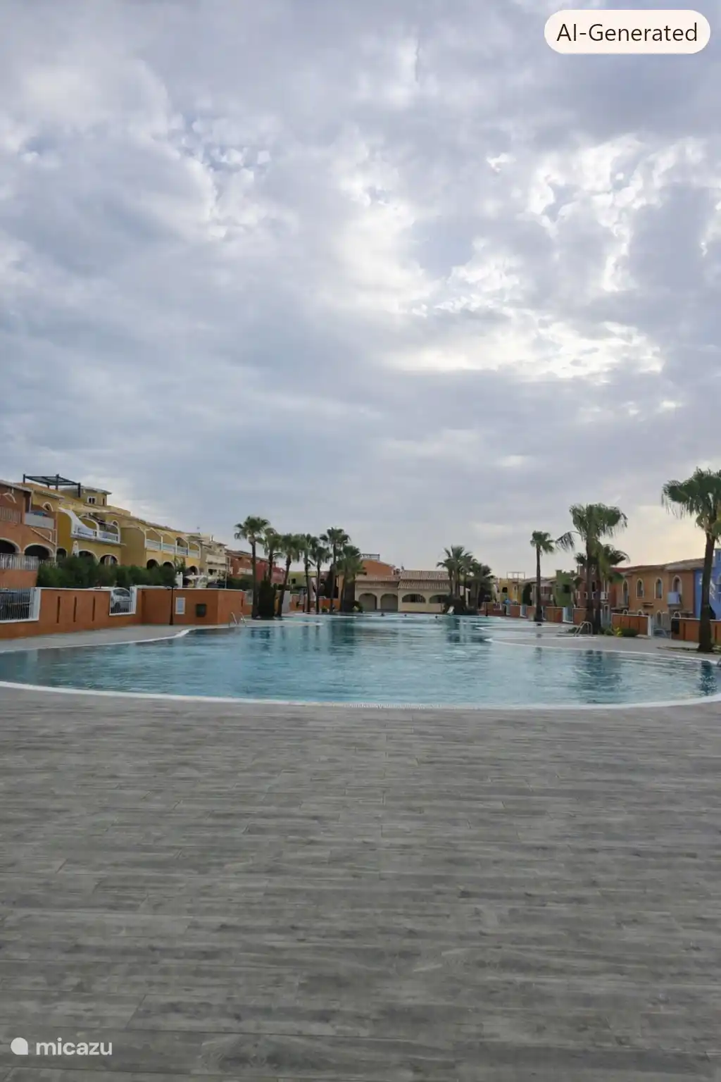 Nuestra piscina común invita a todos a nadar.