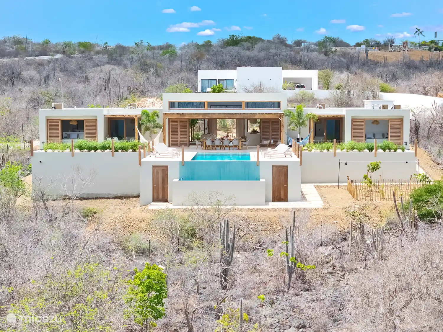 Kas Pajuro - 10-persoons luxe villa huren in Bonaire, Bonaire, Sabadeco - villa