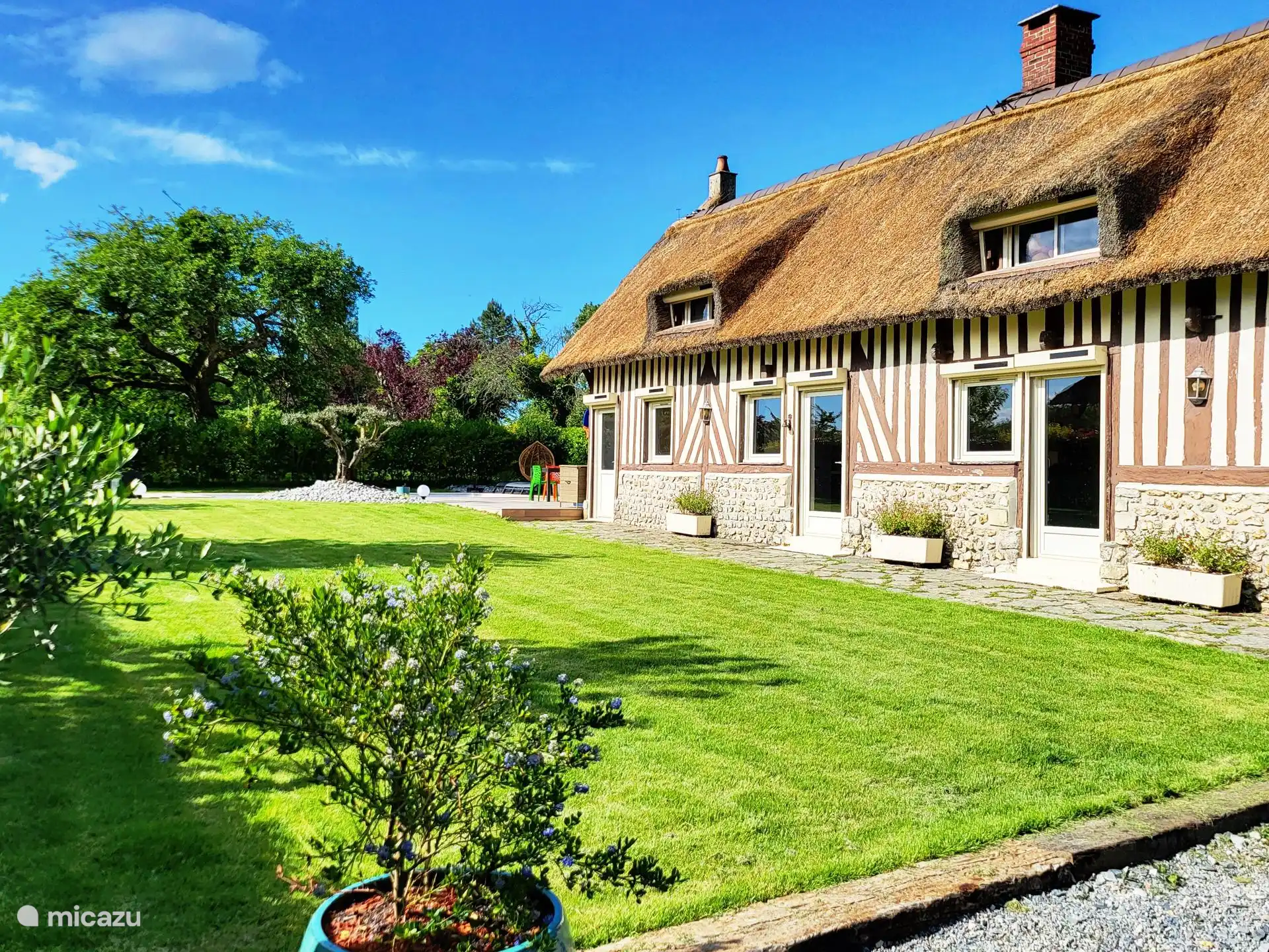 Authentiek Normandy rieten huisje