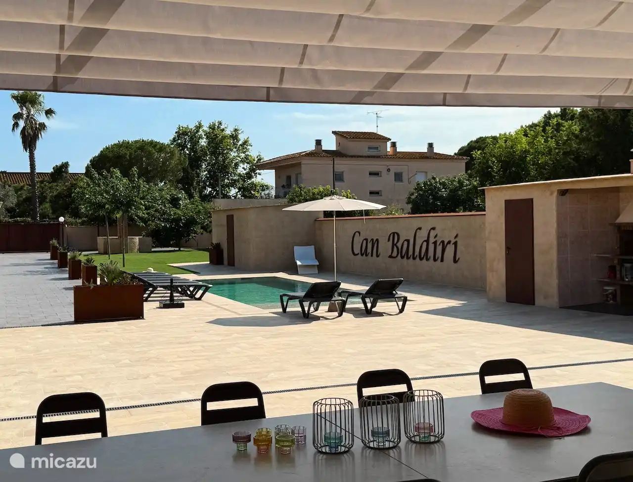 Pool view from the patio!