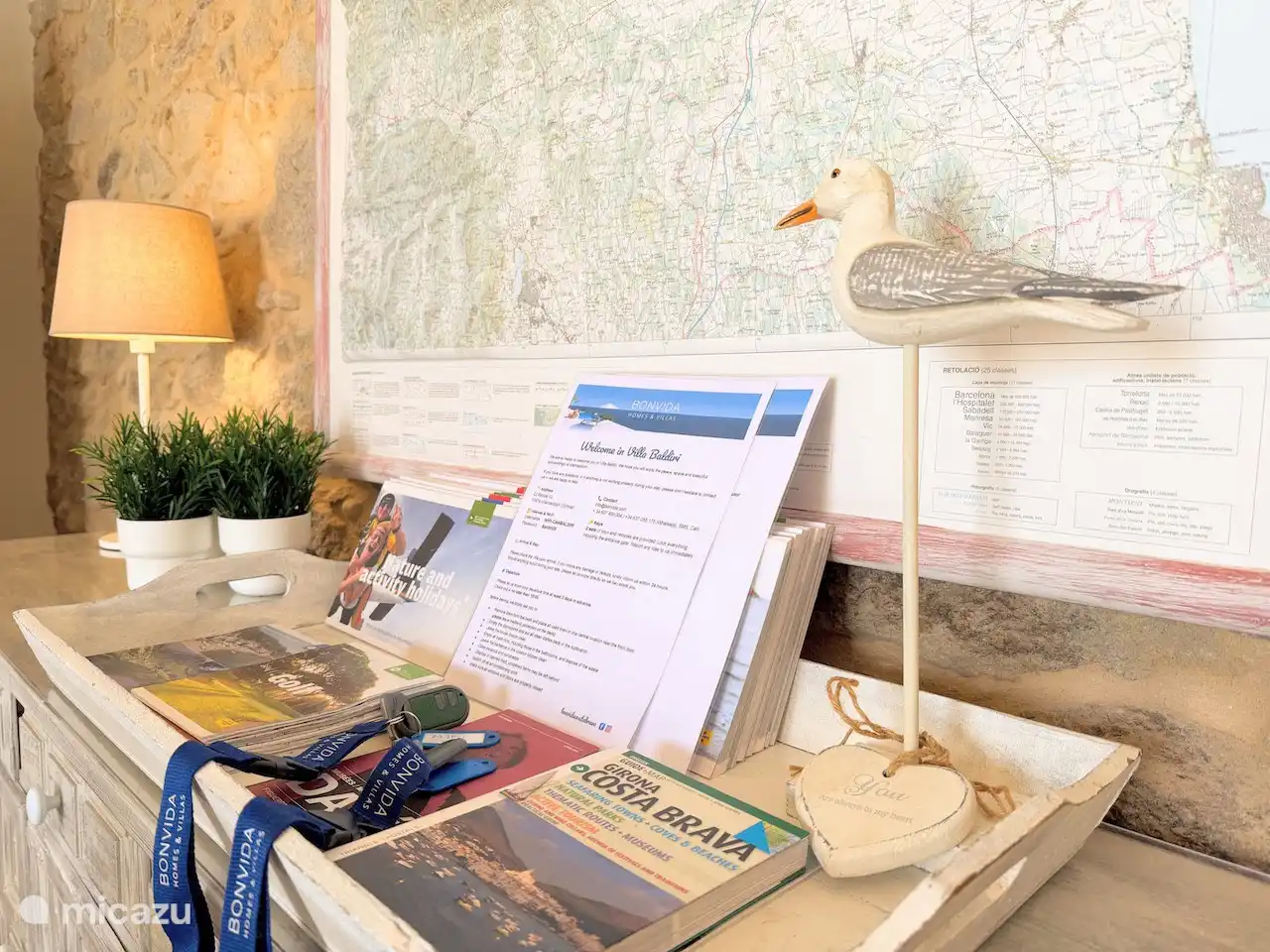 In villa Baldiri there is a lot of information about the area.