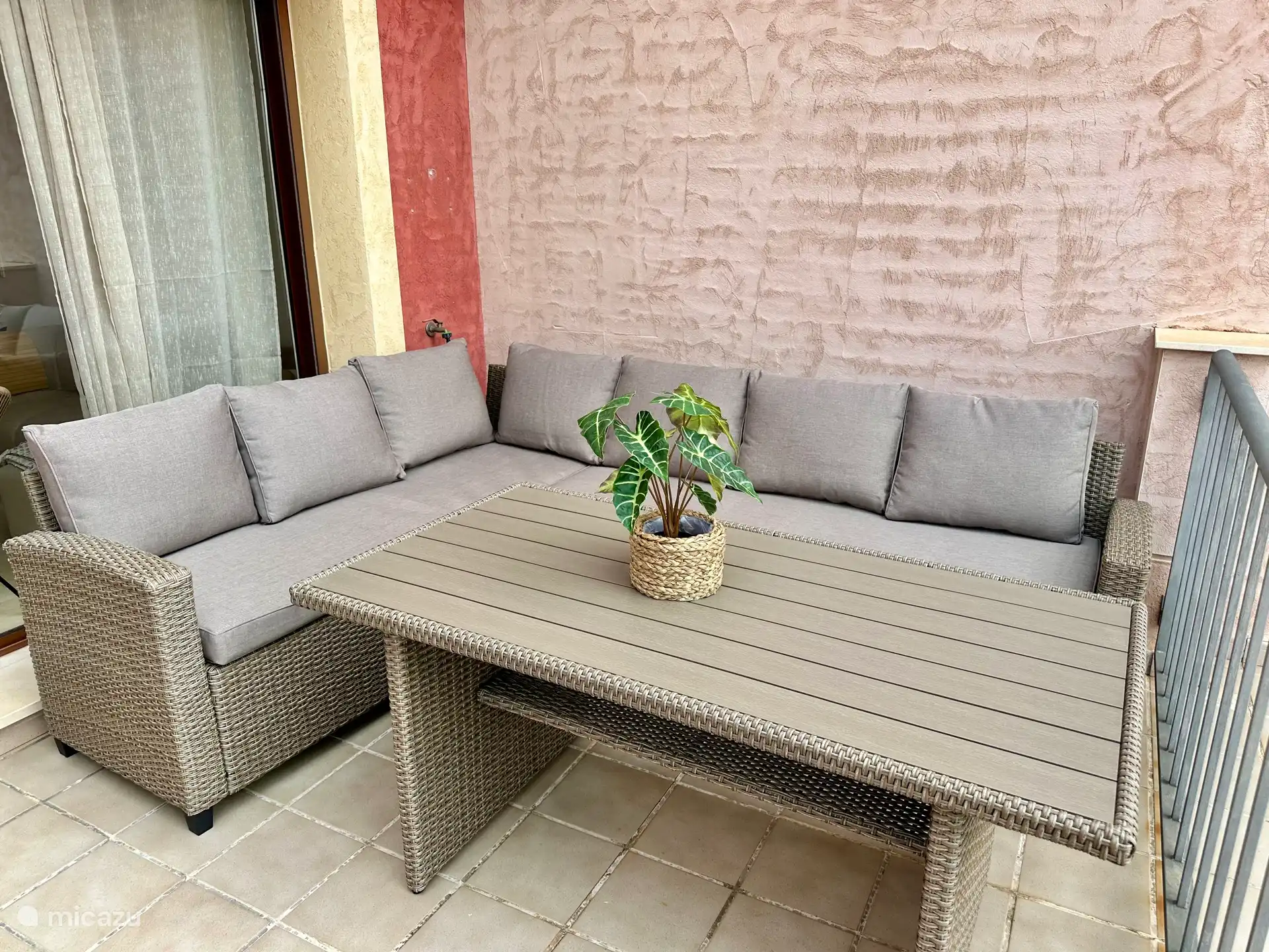 Terras gericht op zuiden