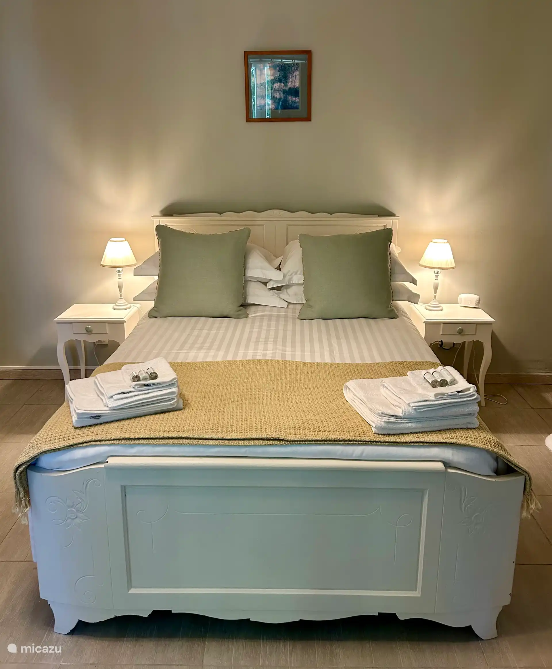 Unser Doppelzimmer mit eigenem Bad, The Cotswolds 