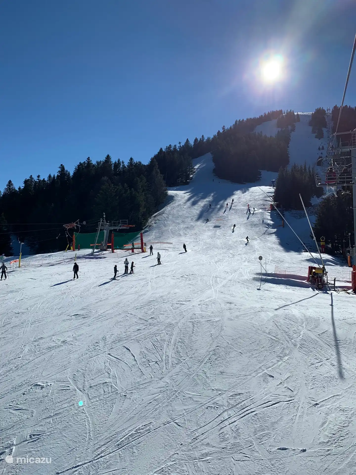 Verbringe einen Tag mit Skifahren 