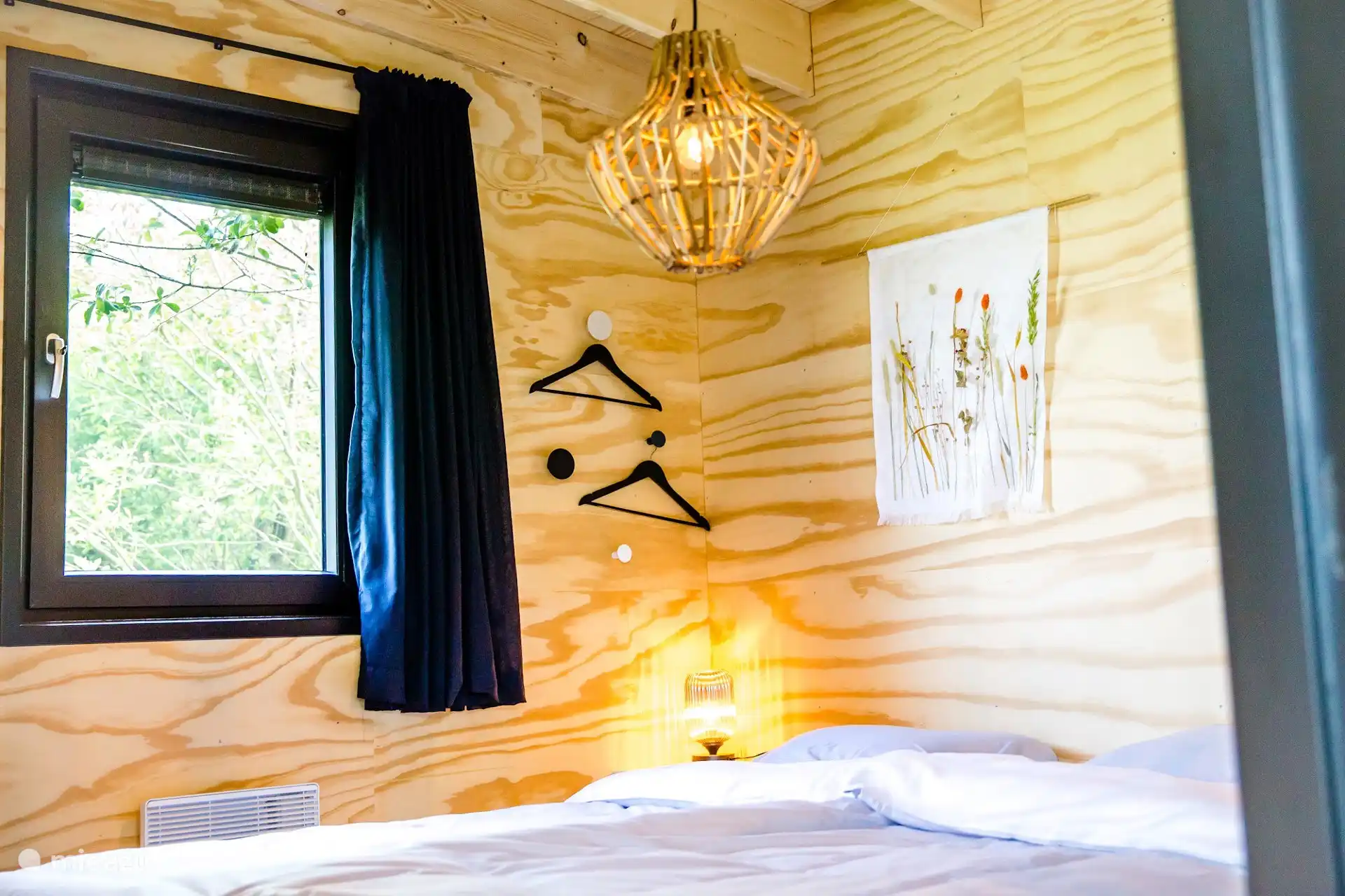 Slaapkamer met tweepersoonsbed