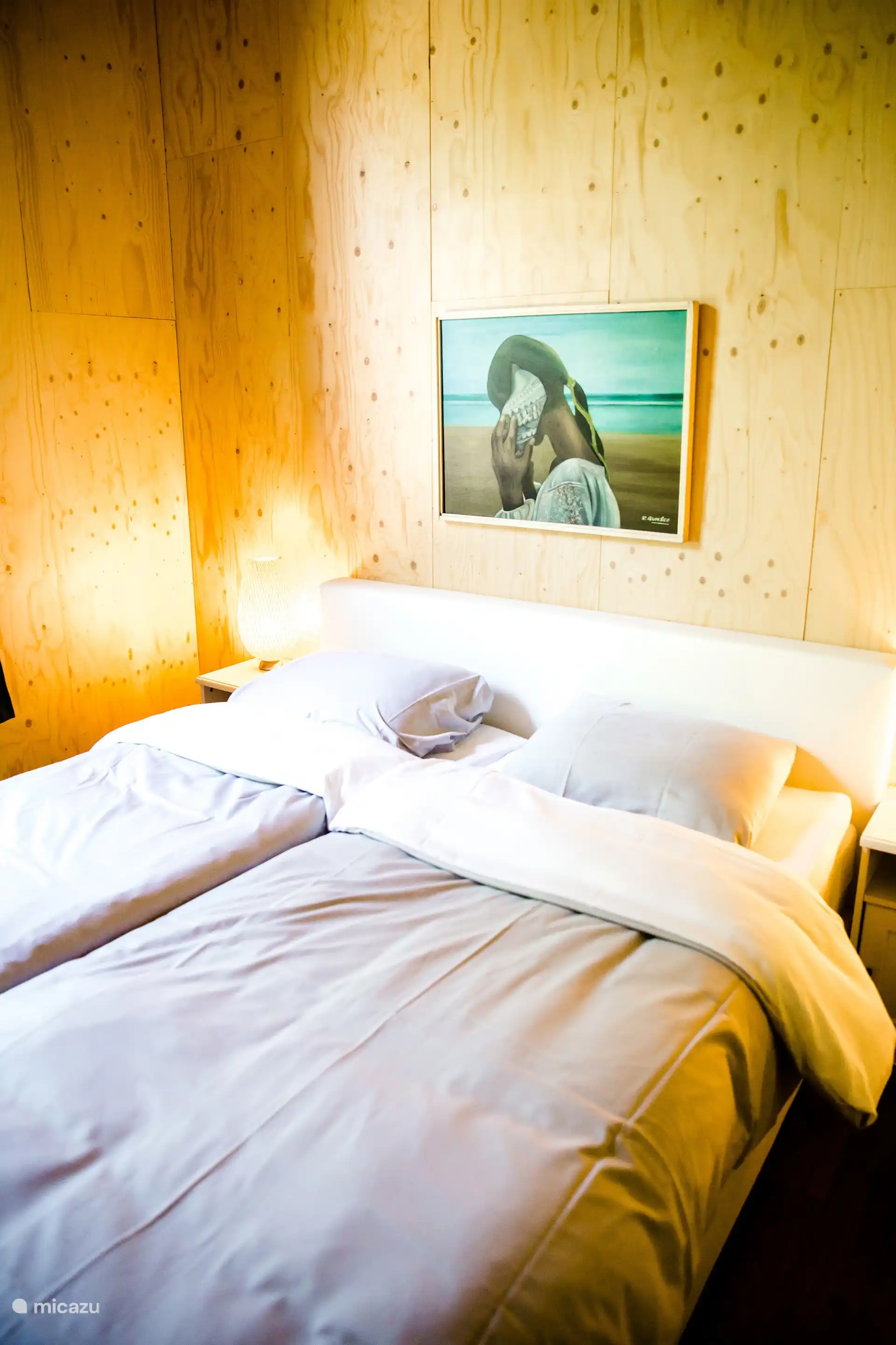 Slaapkamer met tweepersoonsbed