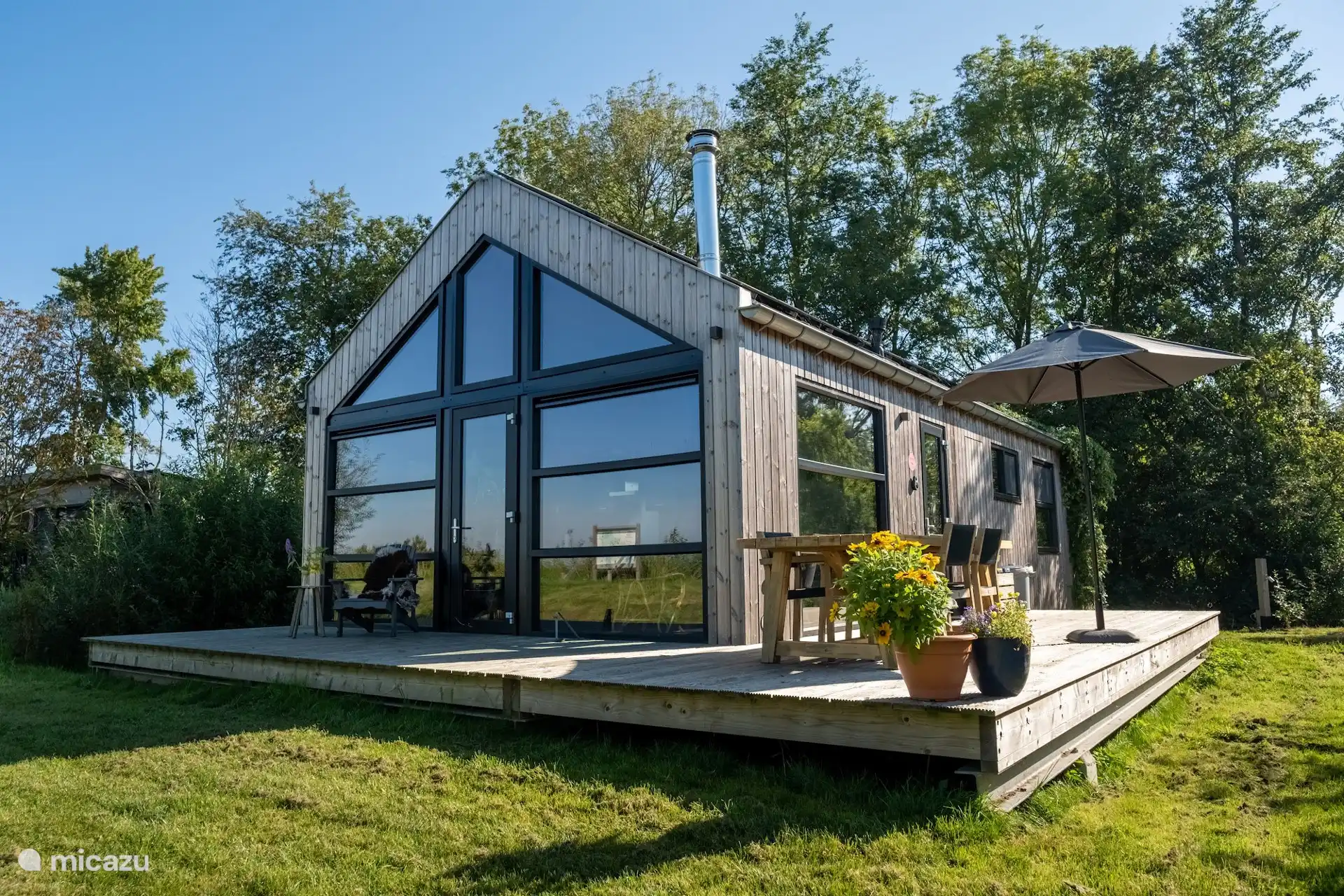 vakantiehuis huren in Goëngahuizen, Friesland, Nederland -  Waterlodge Reidhintsje
