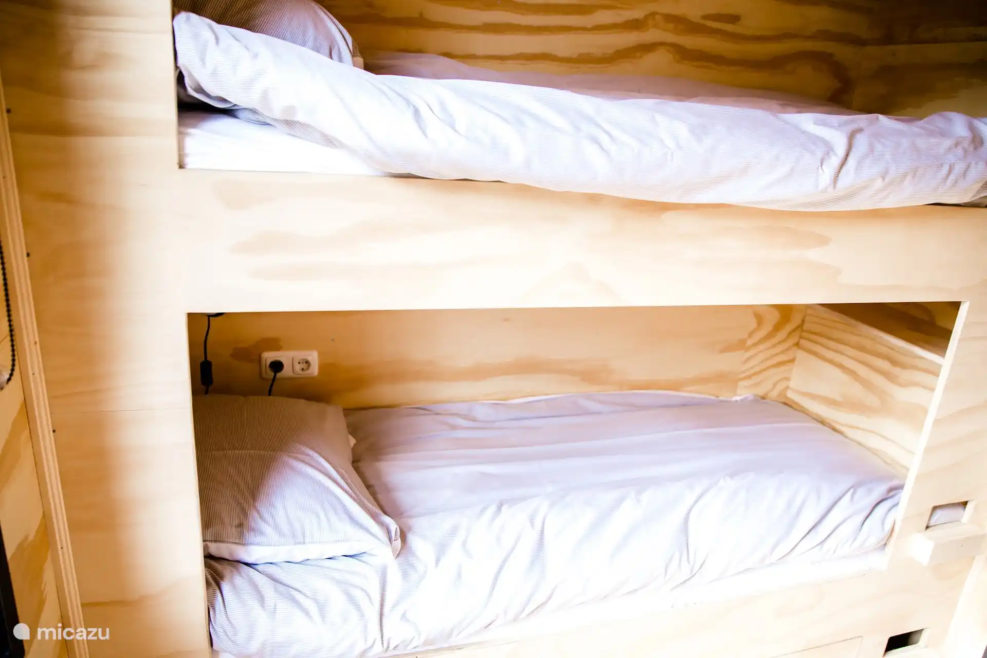 Slaapkamer met stapelbed