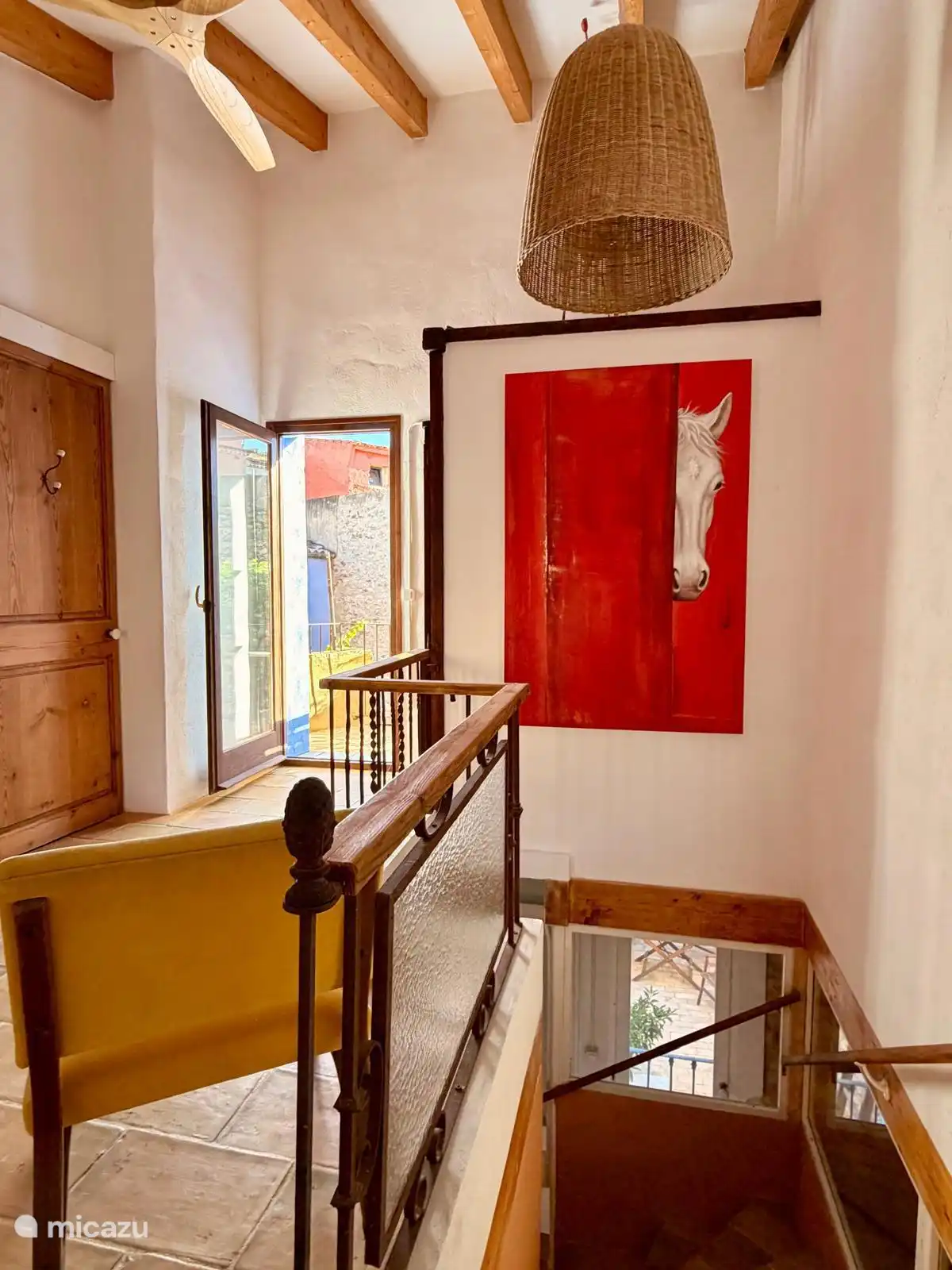stairs to the second floor