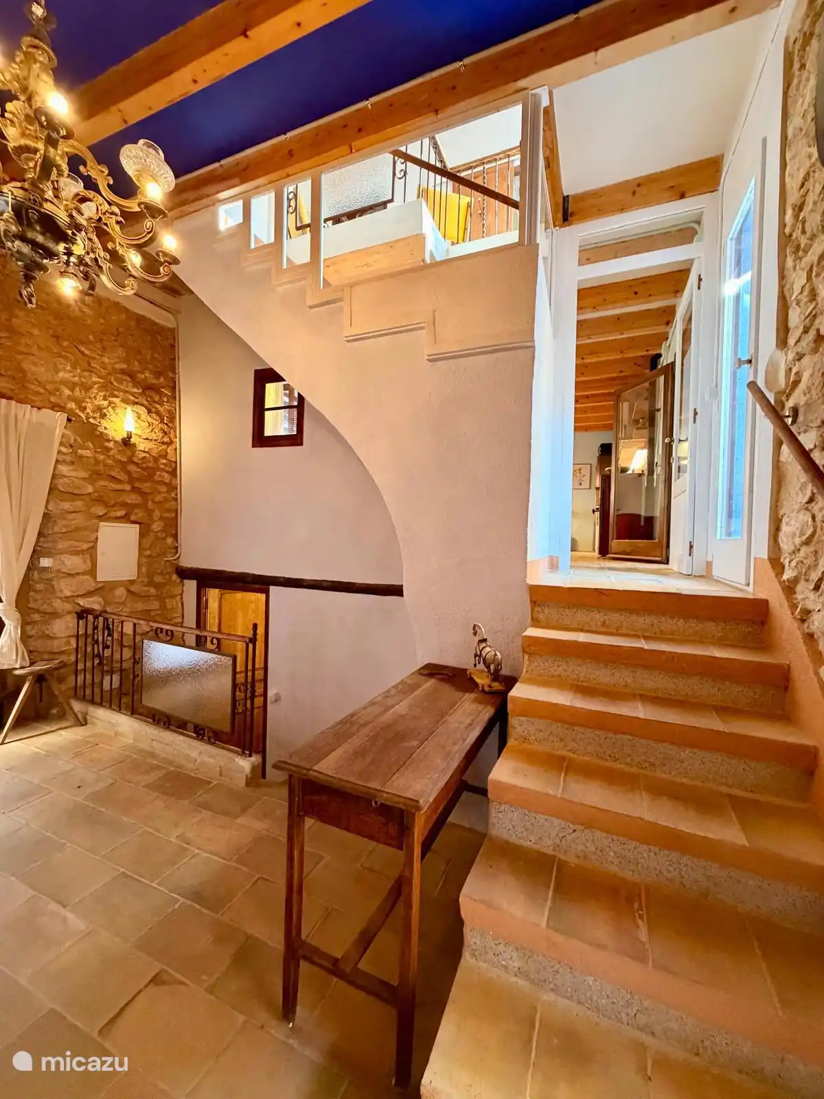 staircase to the first floor