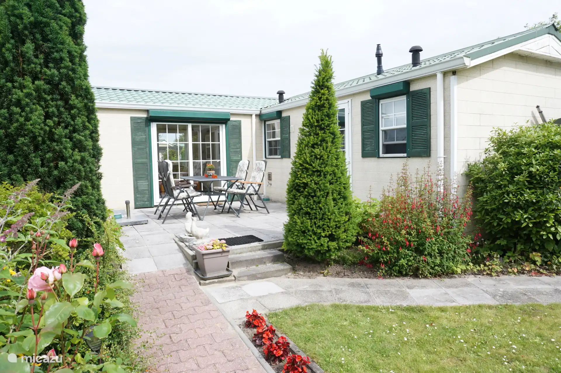 Tuin met terras
