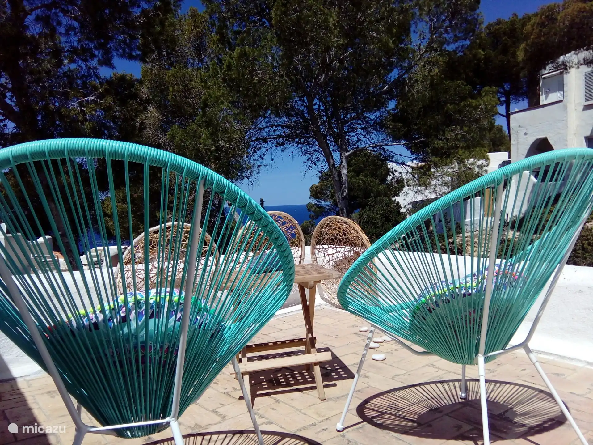 appartement huren in Spanje, Ibiza, Cala Vadella – Nasabina bohochic deco met uitzicht 