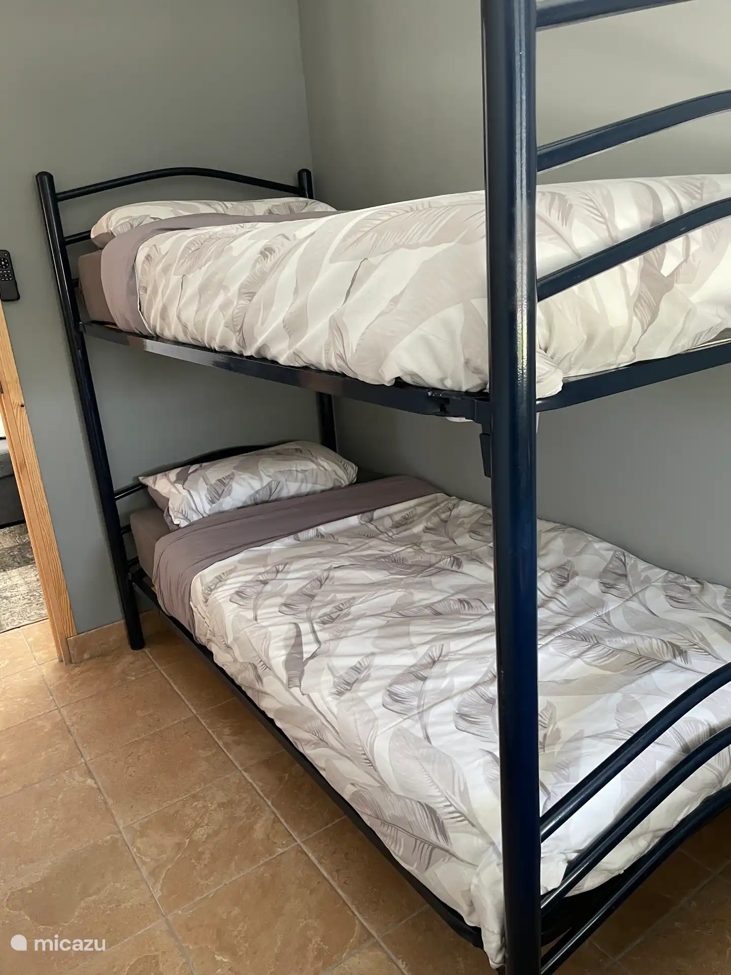 Slaapkamer met stapelbed 