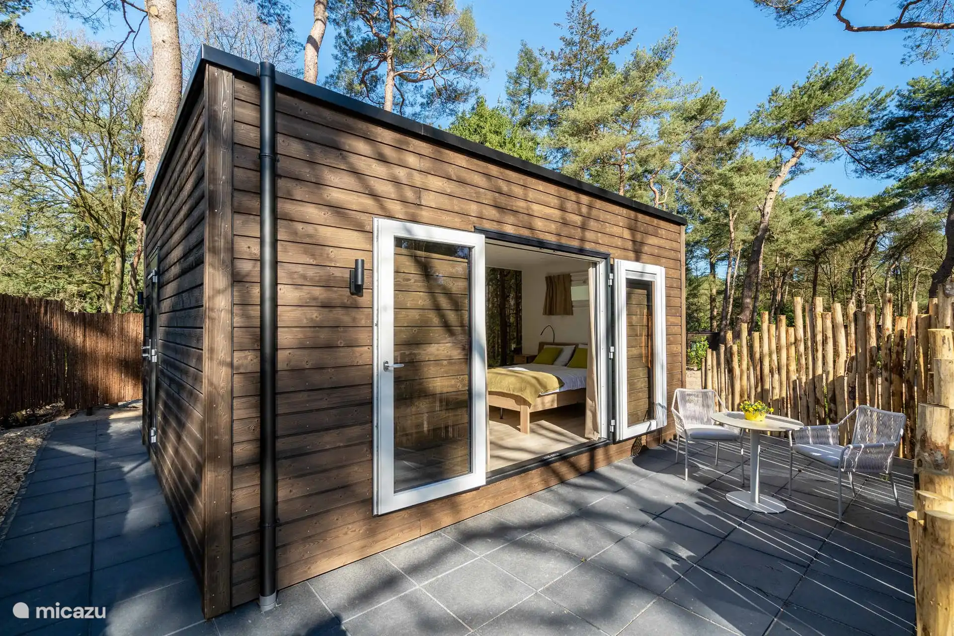 tiny house huren in Nederland, Drenthe, Diever –  Tiny House met hottub