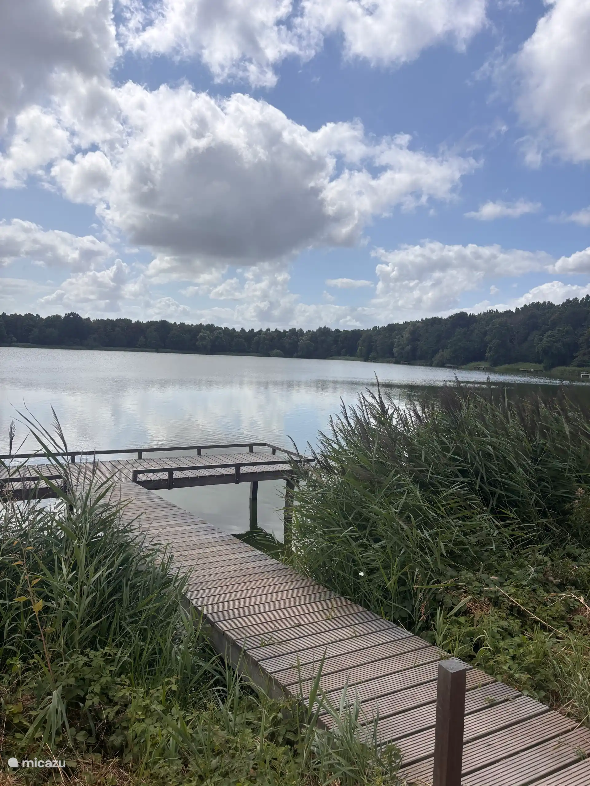 Uitzicht op het Vismeertje. 