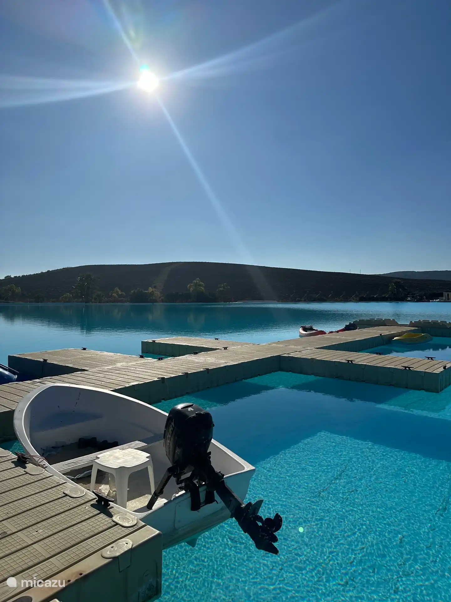 Alcazaba Lagoon, only 3 min by footh from the apartment, free entrance for our renters 