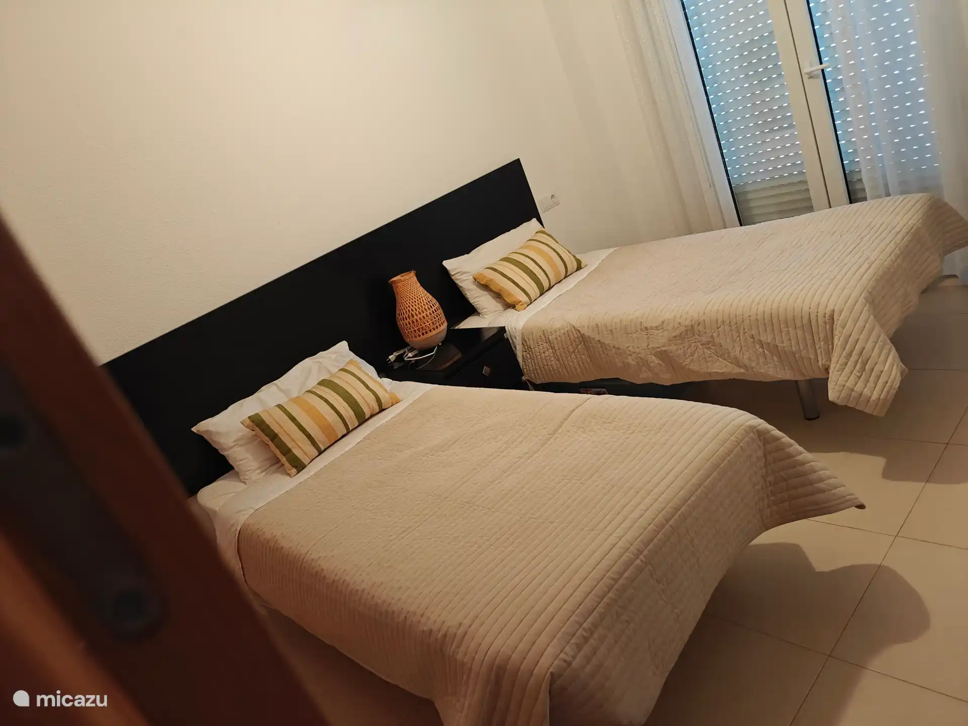 Slaapkamer 2 (2x 1persoonsbed)