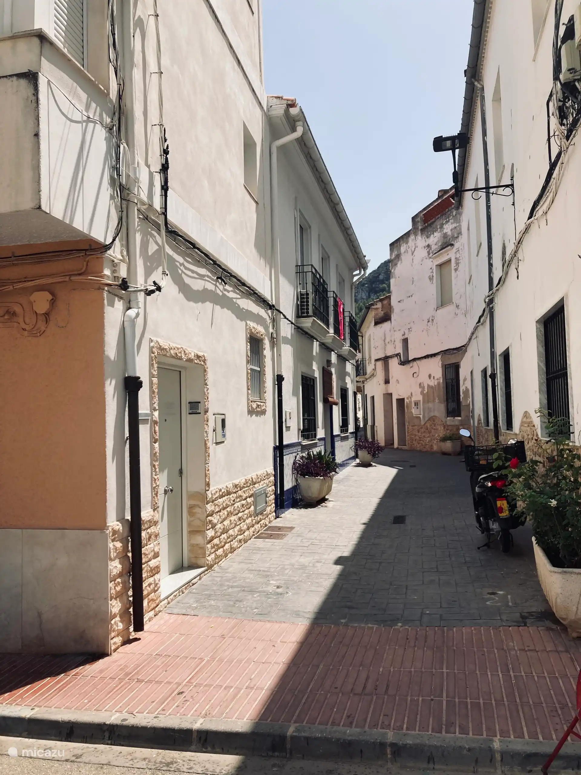 Straatje in Xeresa.
