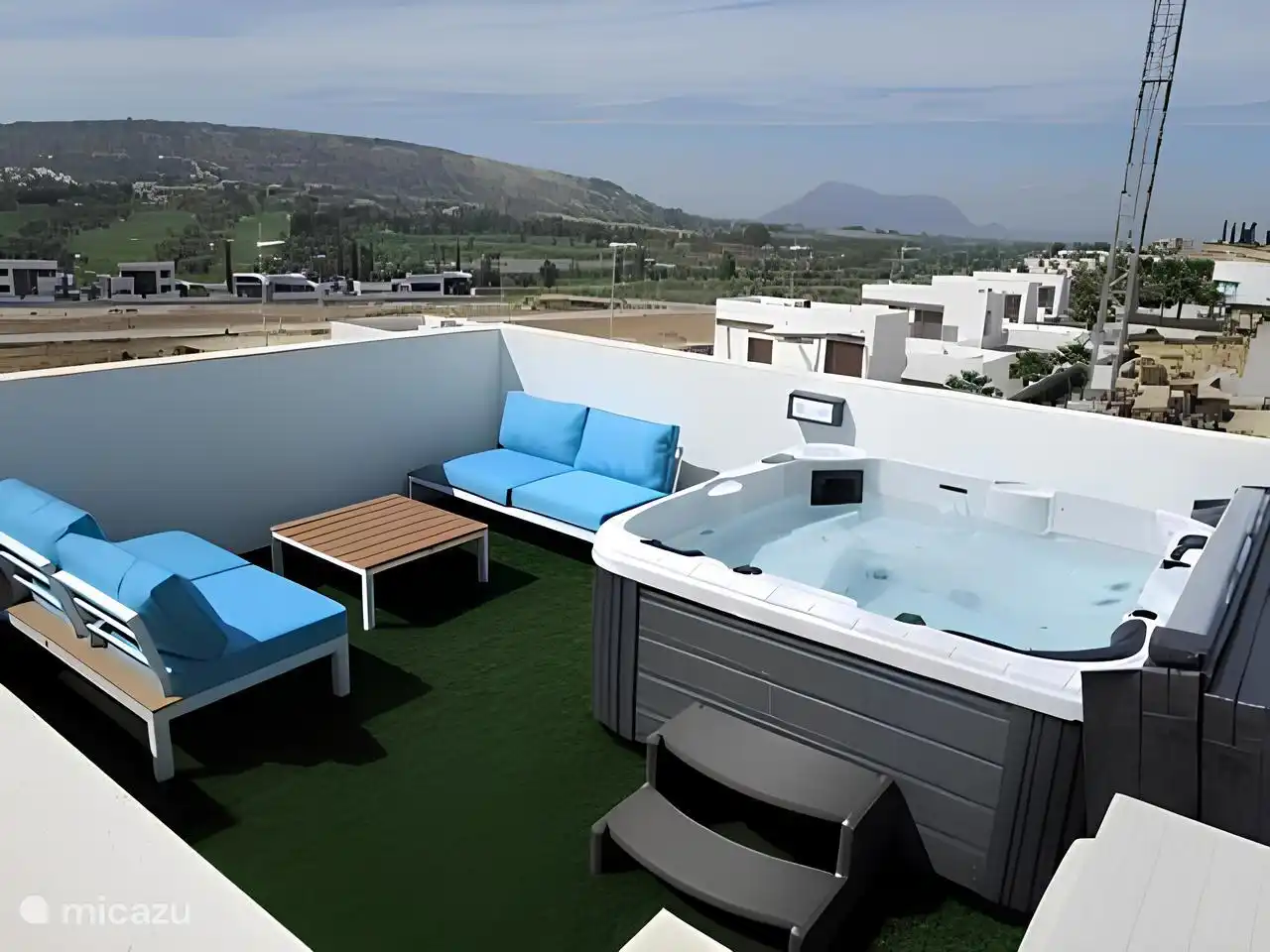 Jacuzzi en la azotea