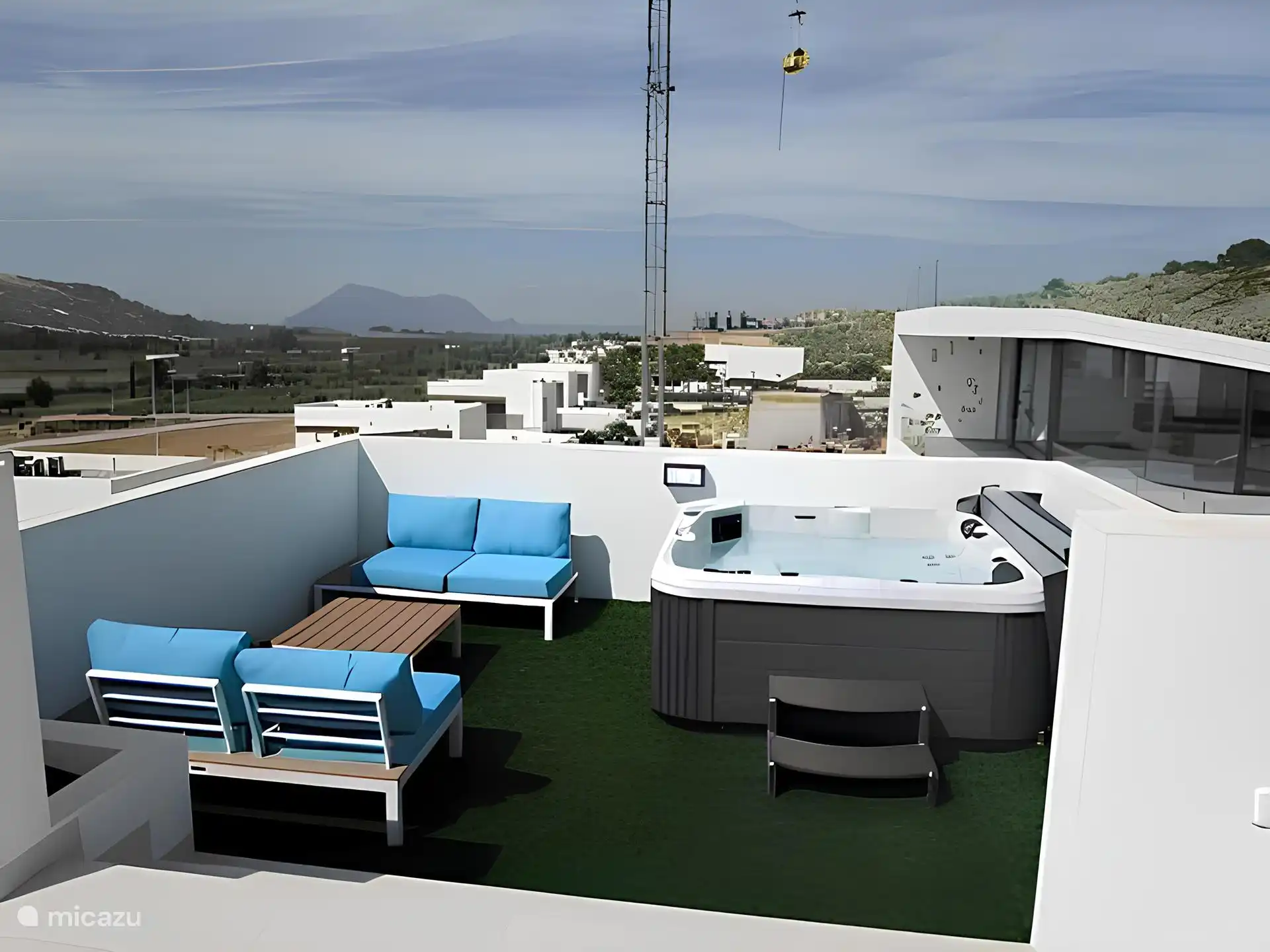 Azotea con vistas al golf