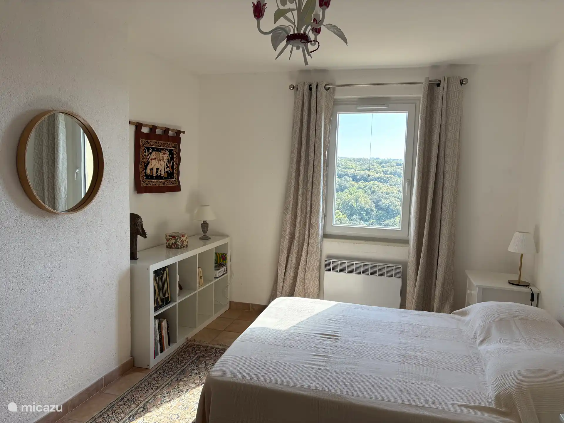 Bedroom 3 with scrubland view 