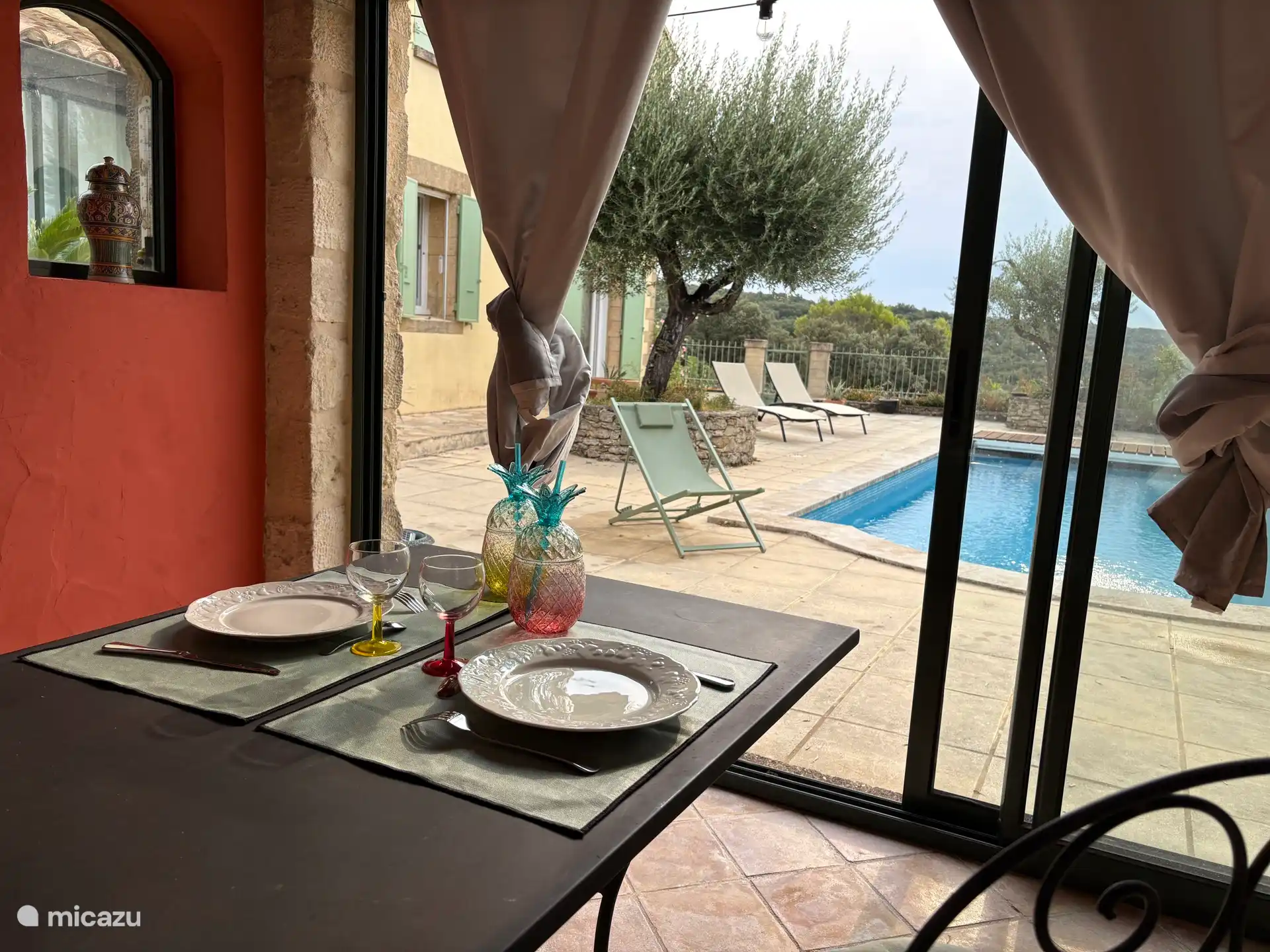 Mazet pool view 