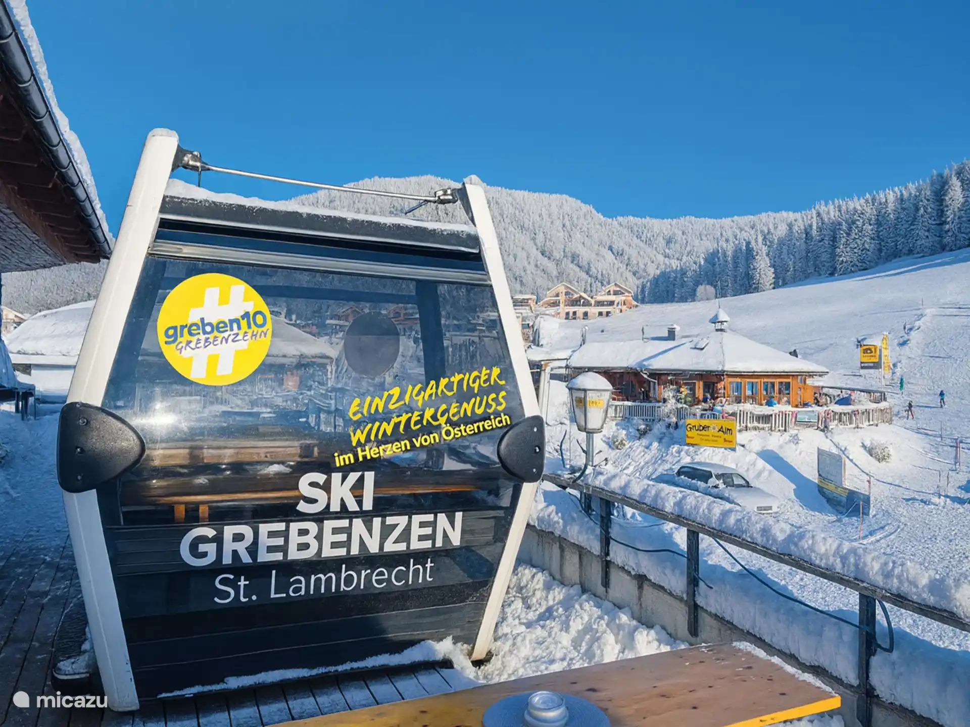 Piste de ski accessible à pied