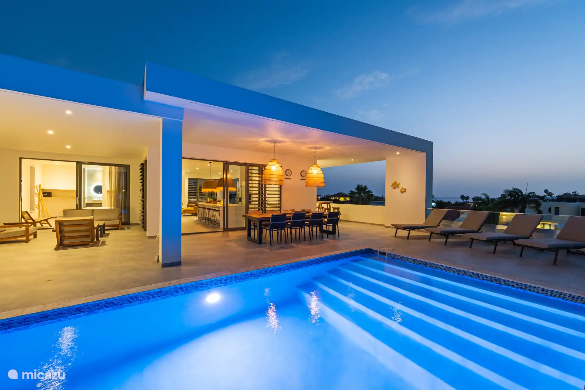 Grâce à cette disposition pratique, la villa est idéale pour les familles et les groupes d’amis.