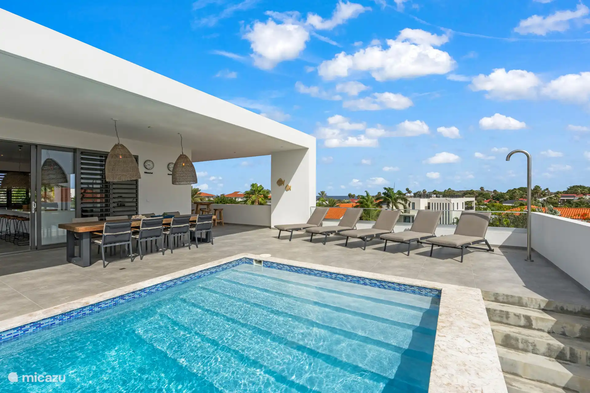 Location de Vacances Curaçao, Banda Ariba (est), Vista Royal, villa -  Villa Sunset Vista 