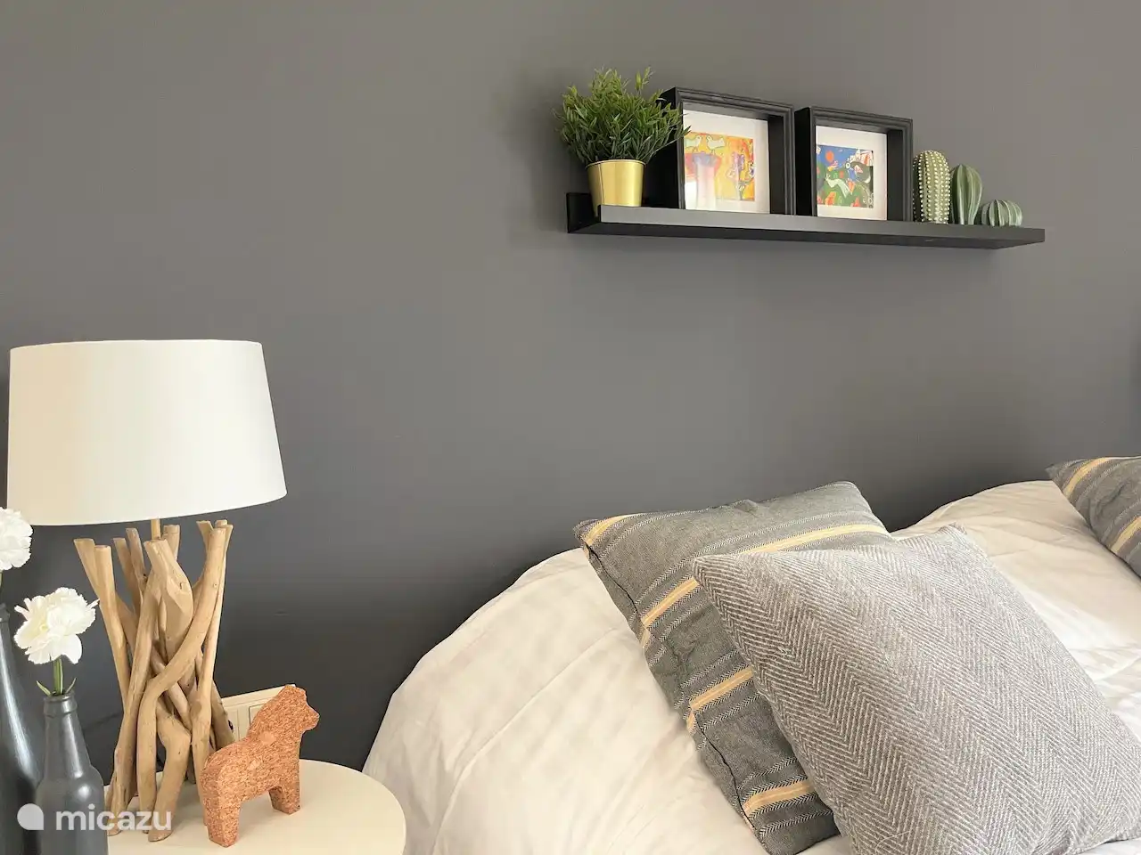 sfeervolle decoratie op de slaapkamer