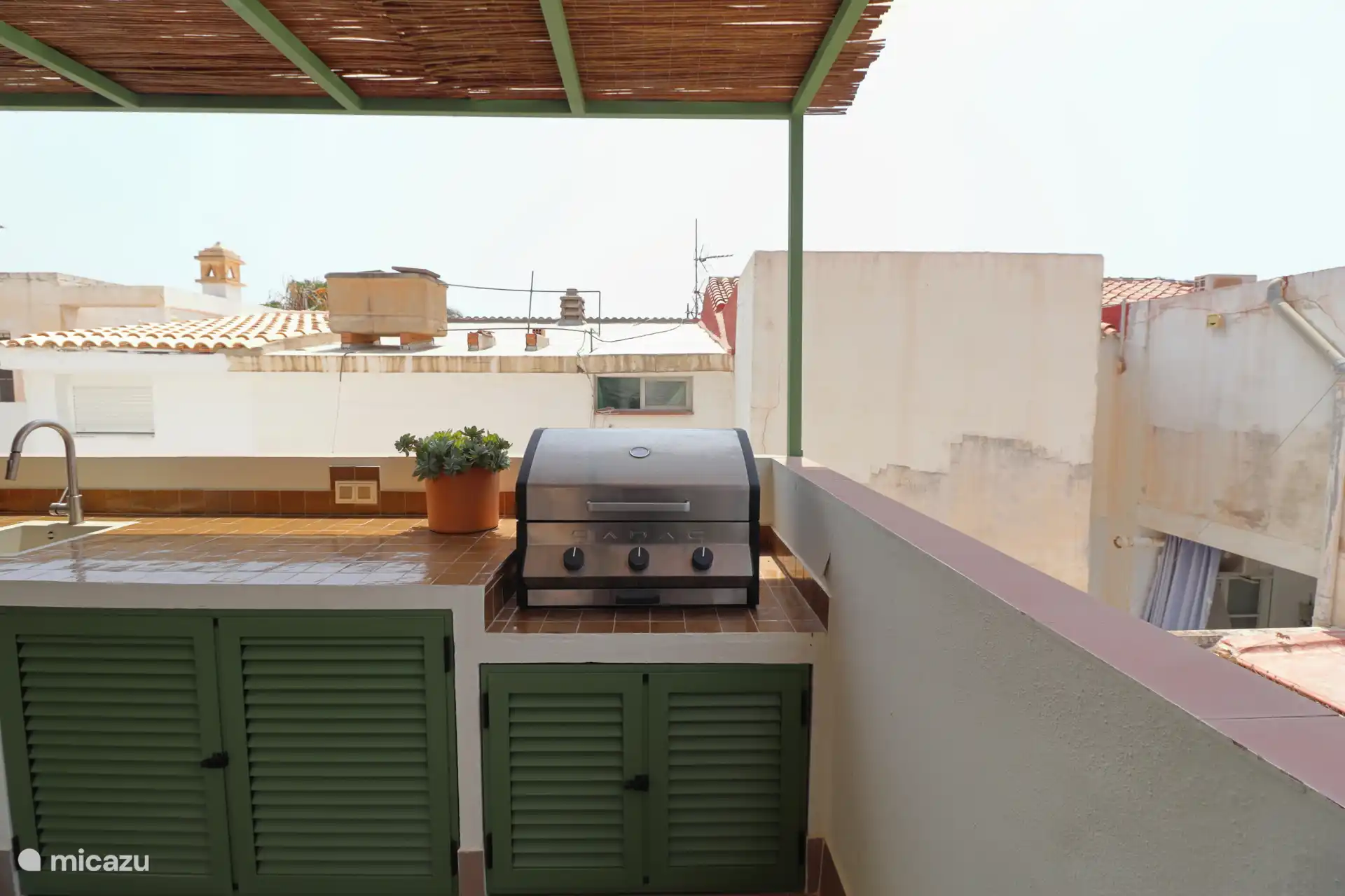 Rooftop with barbecue