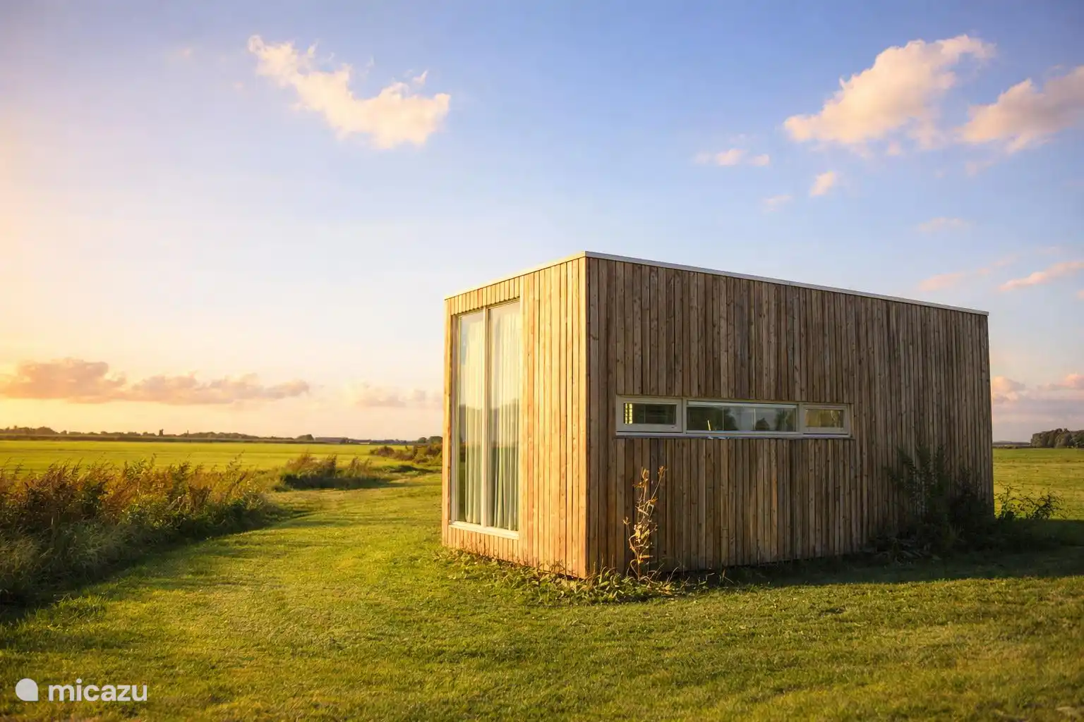 tiny house huren in Goëngahuizen, Friesland, Nederland - Anjewiel Weidesuite