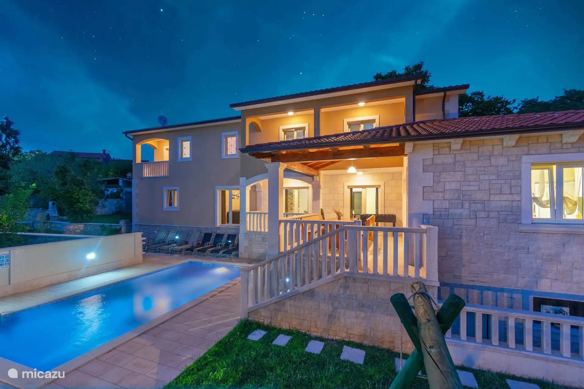 Wandern, Kroatien, Istrien, Kringa, villa Villa Coridigo 