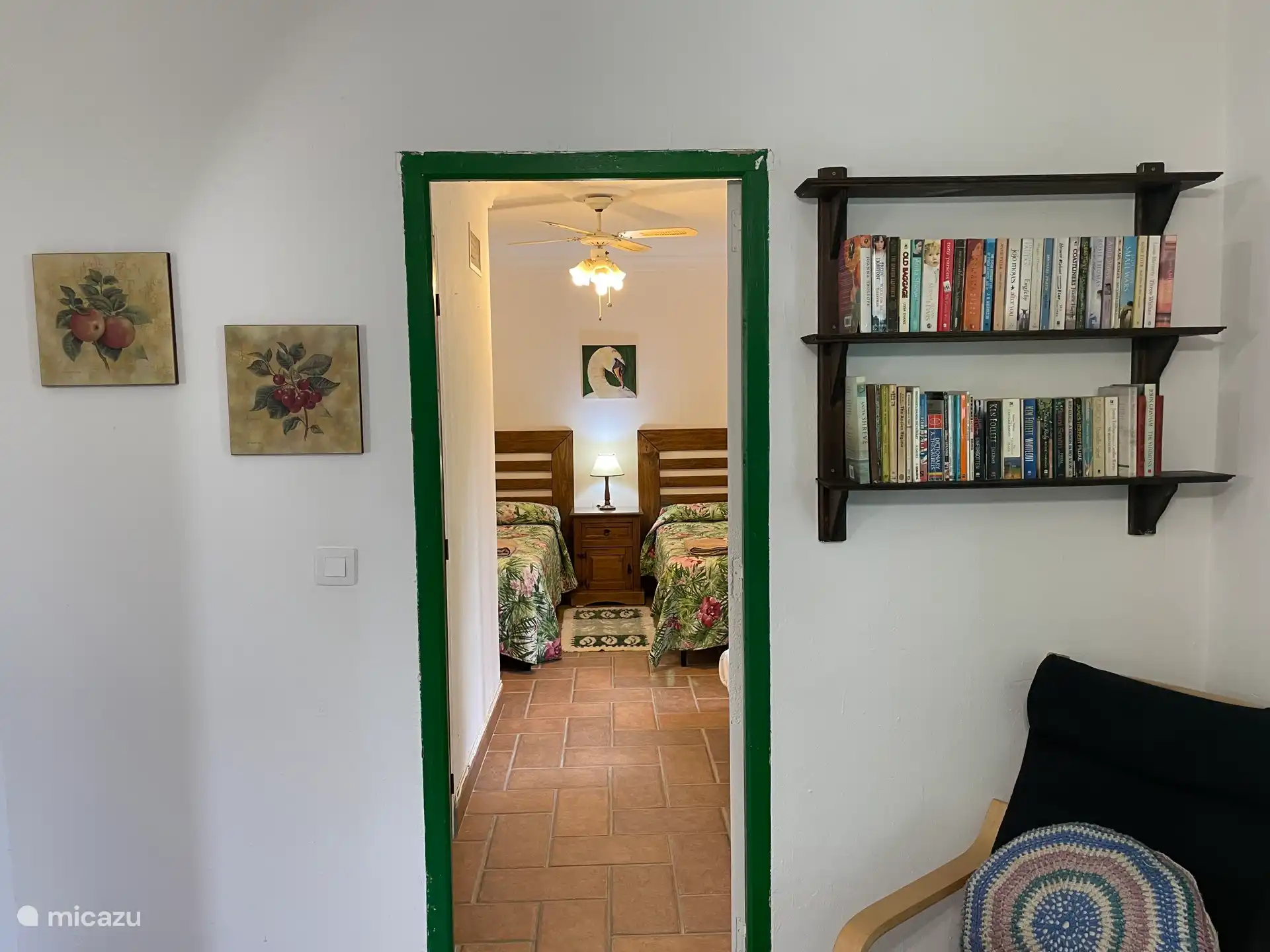 Ingang van slaapkamer 3.