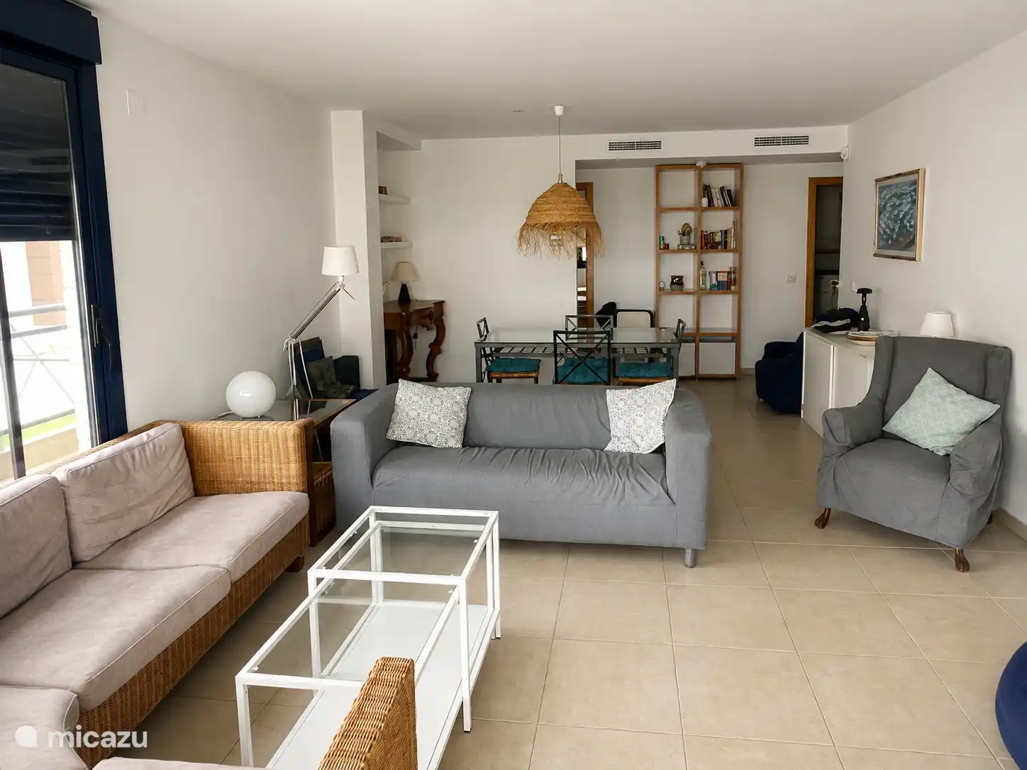 Woonkamer en eetkamer