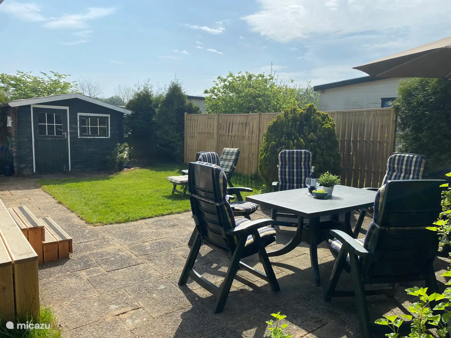 Tuin met terras