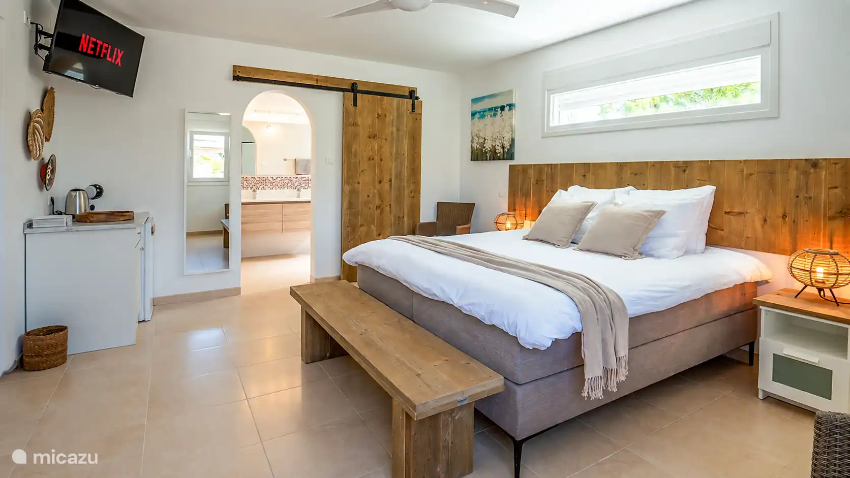 Slaapkamers met badkamers ensuite
