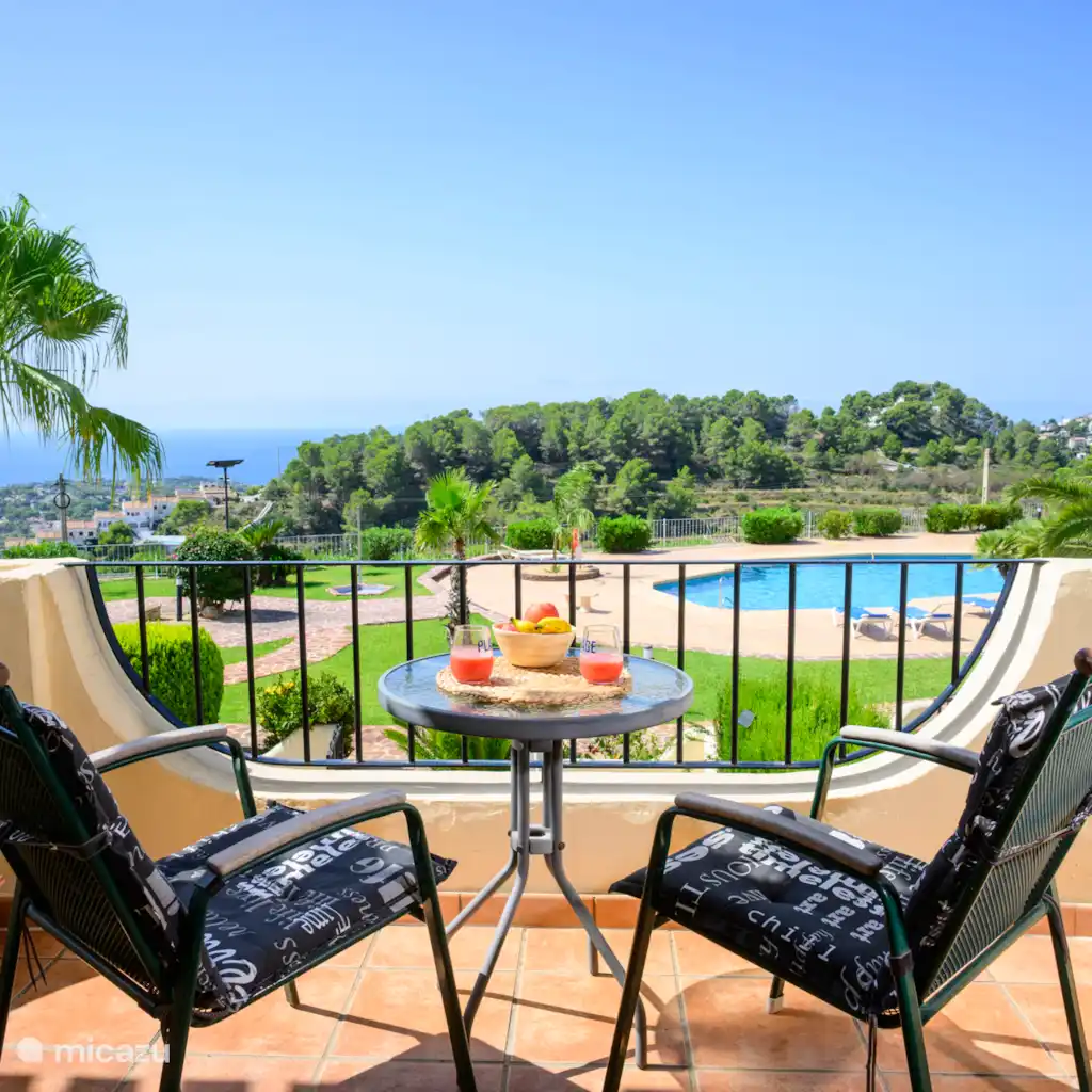 Bungalow Casita Panorama: zwembad, uitzicht in Moraira