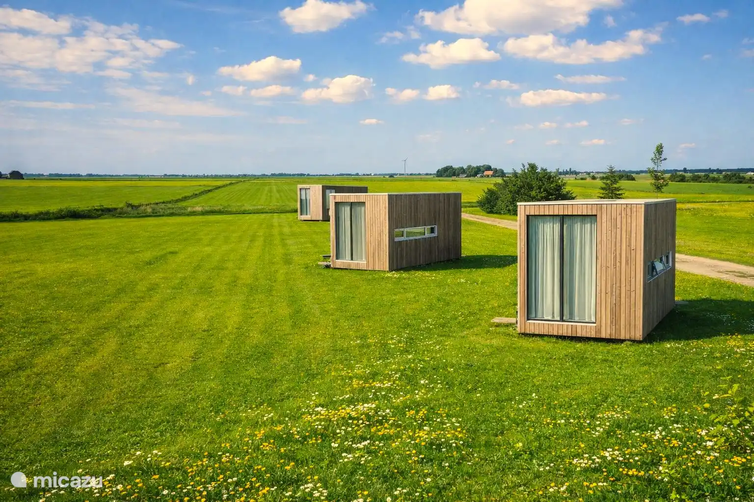 tiny house huren in Goingarijp, Friesland, Nederland - Grons Weidesuite