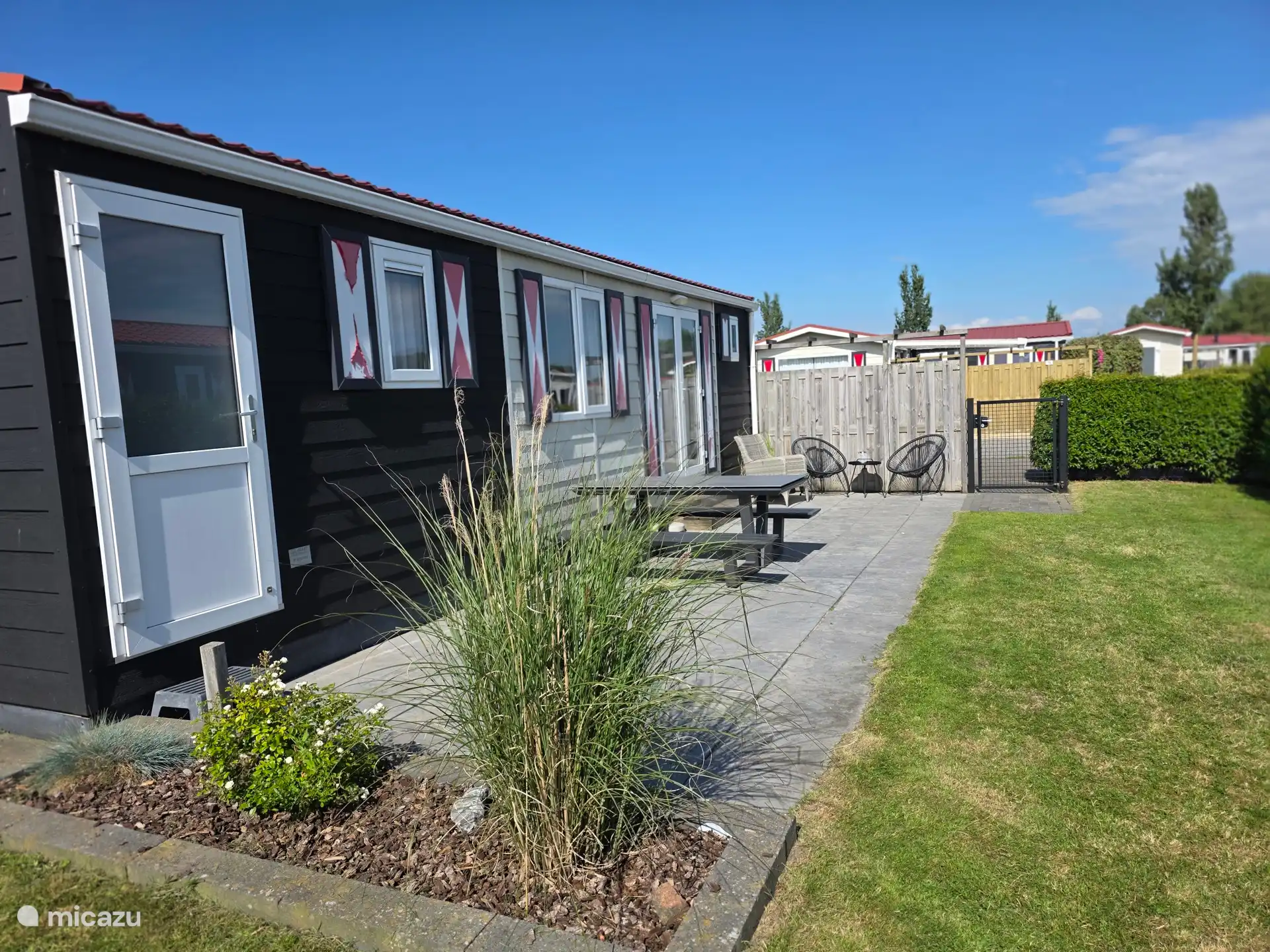 chalet huren in Kortgene, Zeeland, Nederland - Omheinde chalet Veere