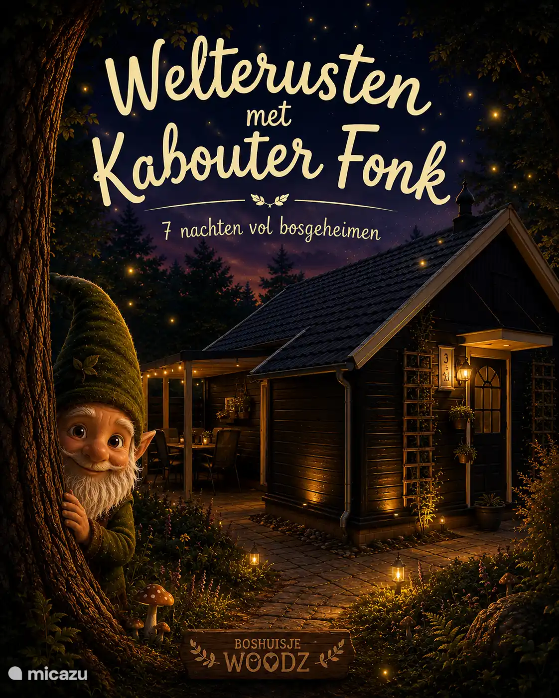 Gute Nacht mit Gnome Fonk 

7 Nächte voller Waldgeheimnisse