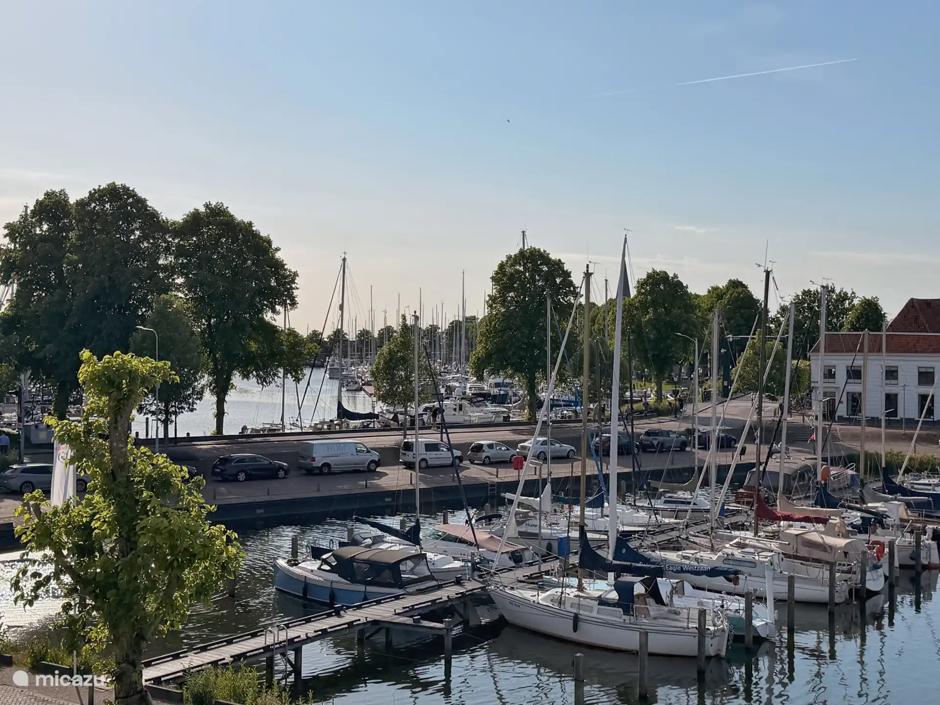 Blick vom Balkon