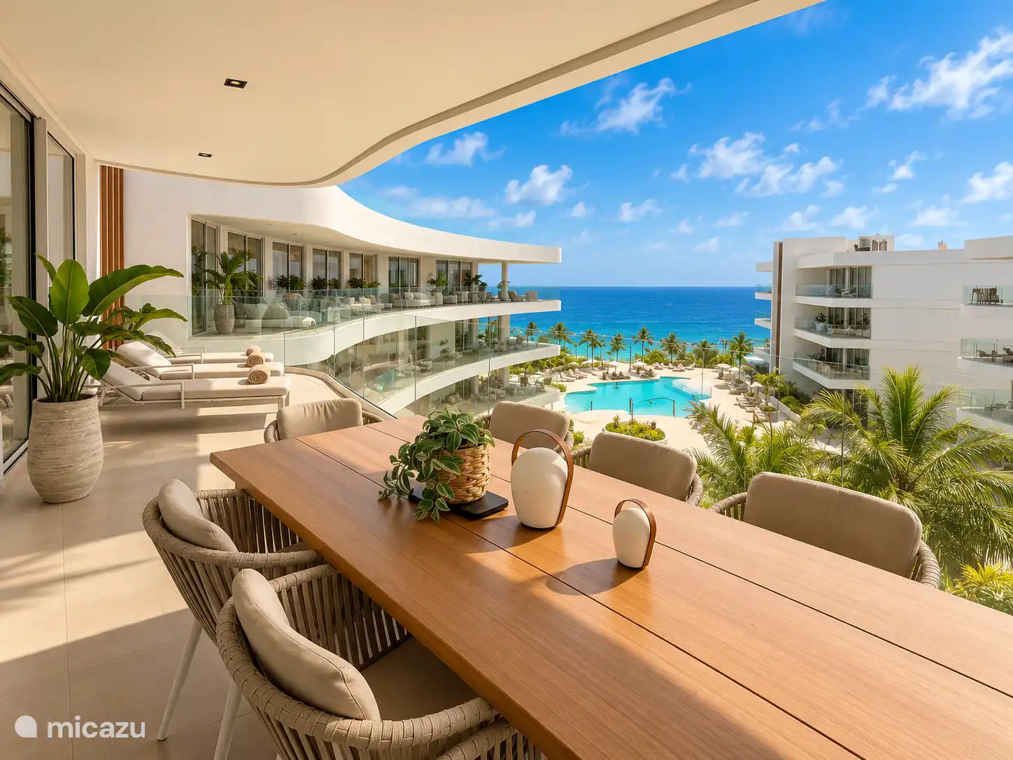 Luxe Beachfront Penthouse Mambo huren in Curaçao, Banda Ariba (oost), Mambo Beach - penthouse