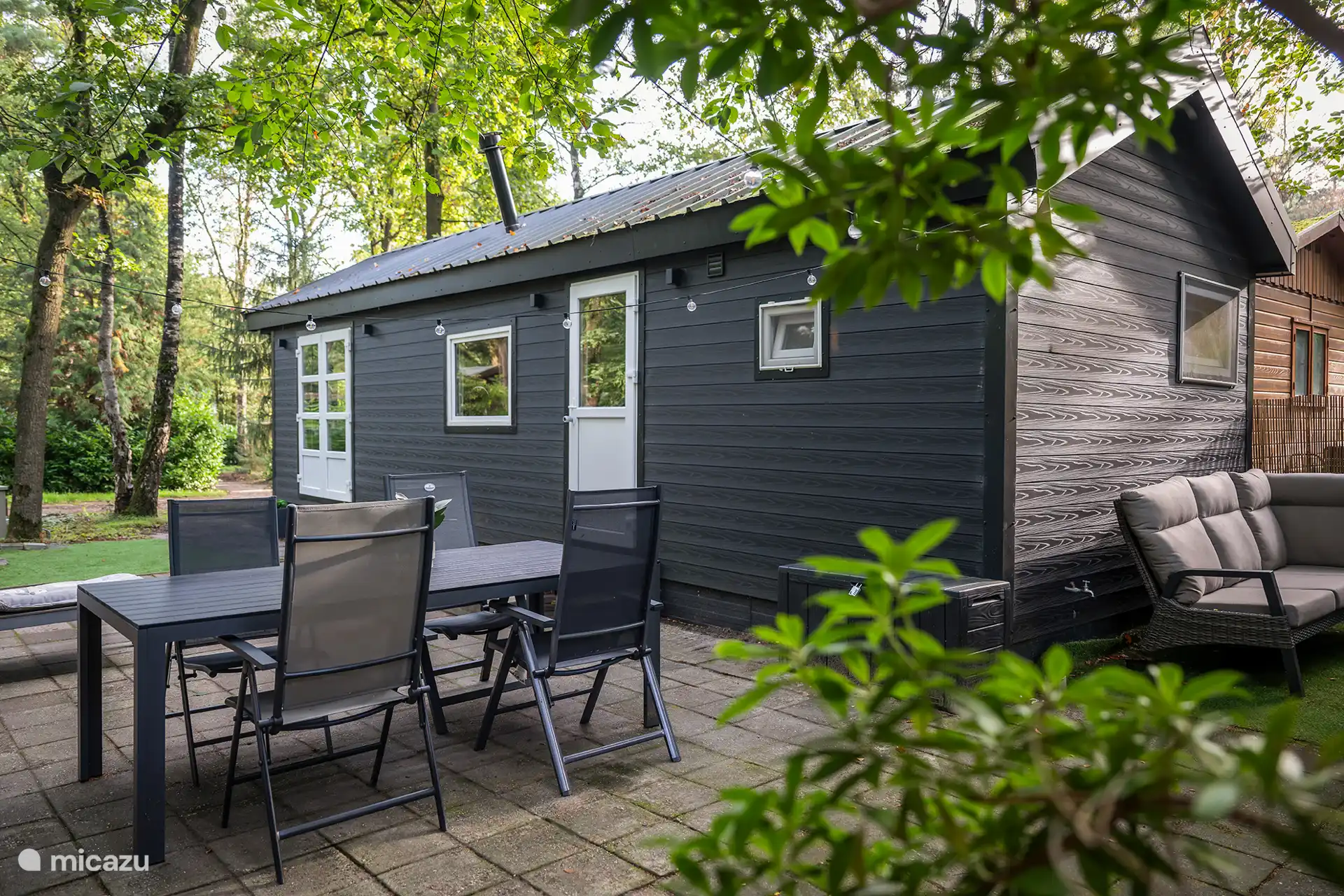 Chalet et jardin