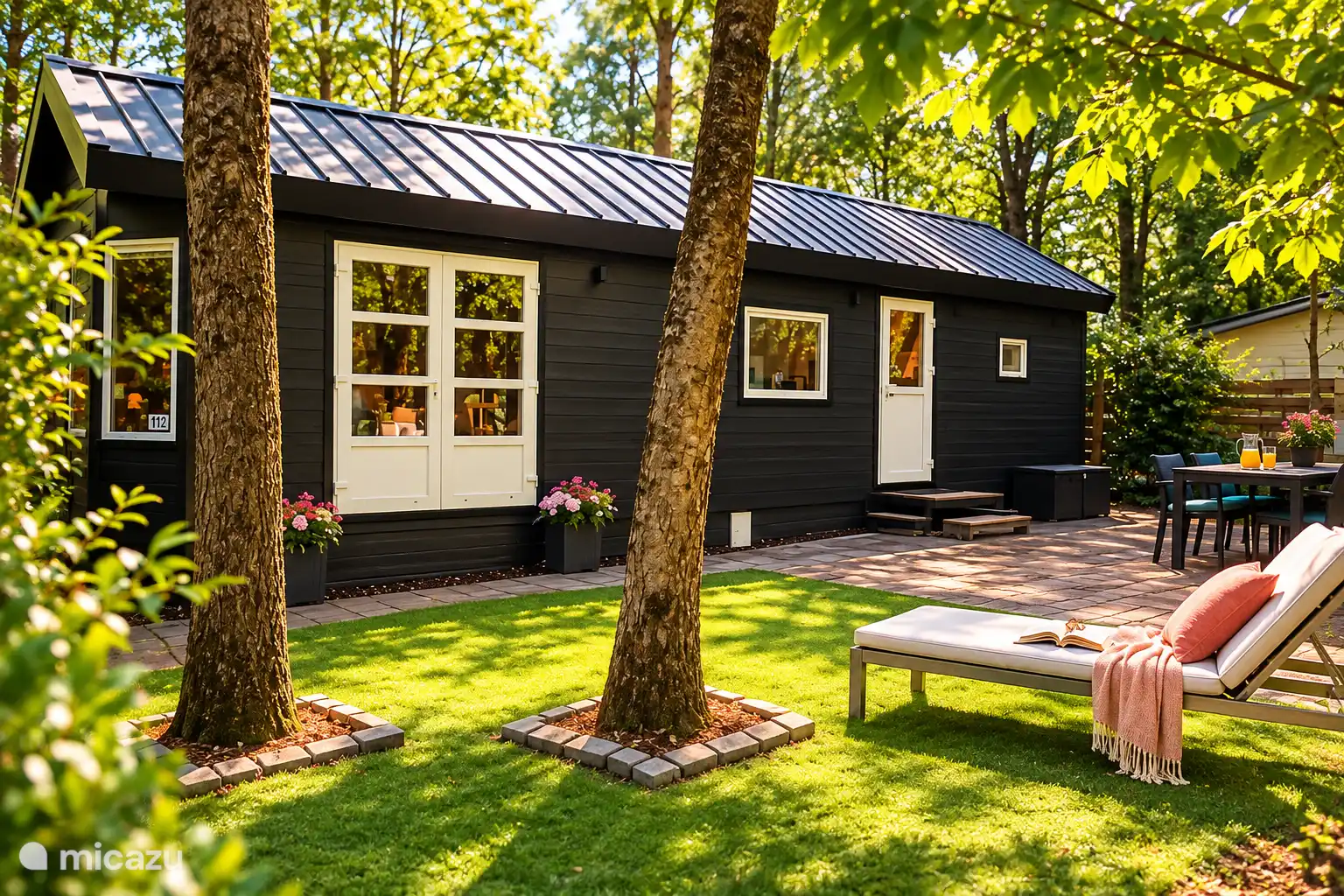 Swimming, Netherlands, North Brabant, Diessen, chalet Cozy Forest Chalet at the Efteling