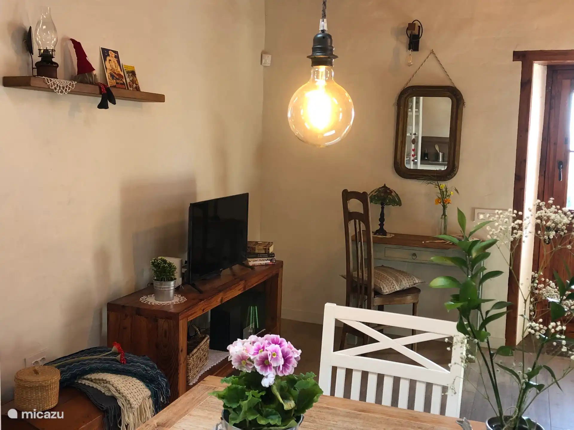 Woonkamer. TV-gedeelte