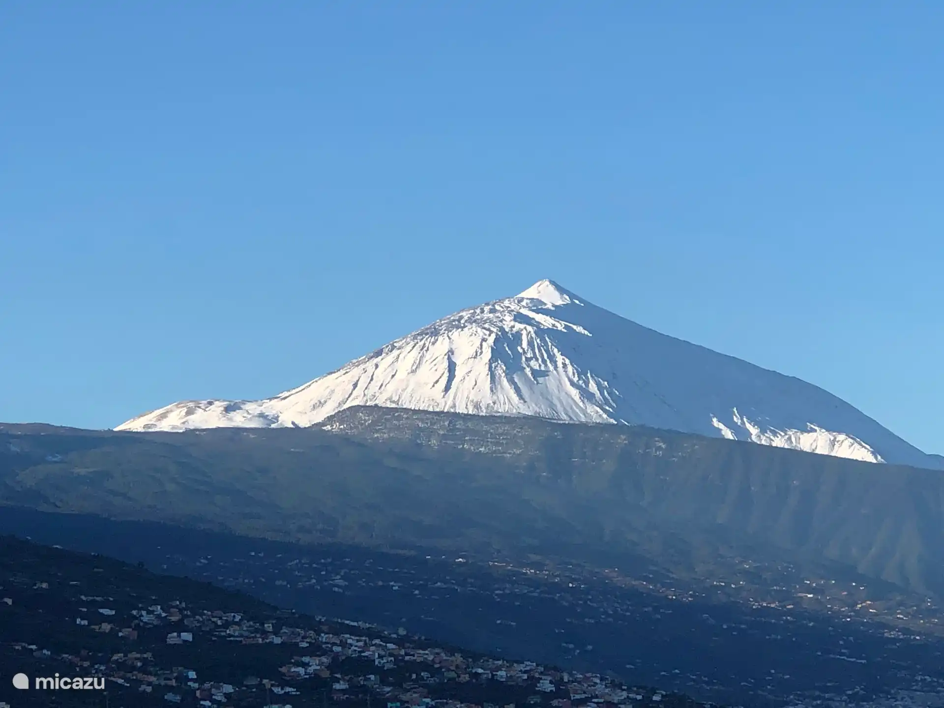 Uitzicht op de Teide Nevado