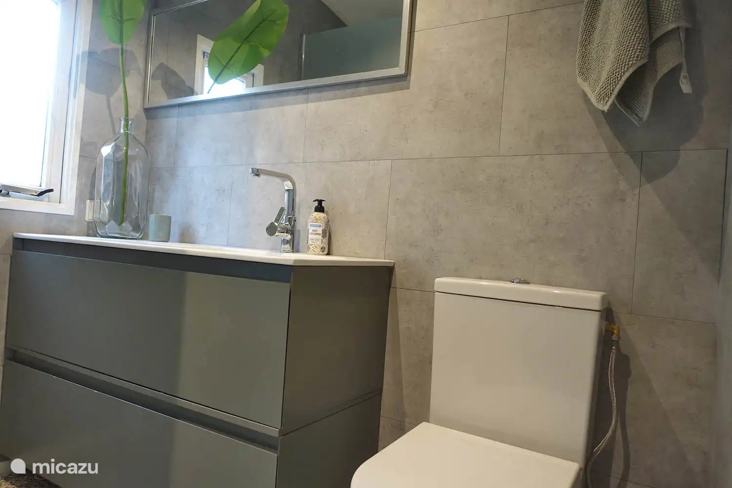 Baño con inodoro | Alquiler chalet de Zonnehof para 4 personas en Buitenplaats de Berghorst, en Stegeren, cerca de Ommen, Overijssel 