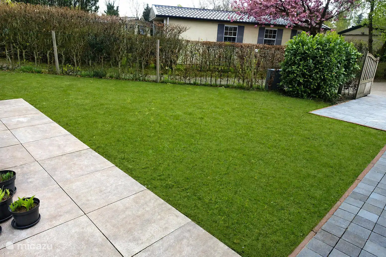 Jardín Vechtdalchalet Zonnezicht en Buitenplaats de Berghorst en Stegeren, OV. 